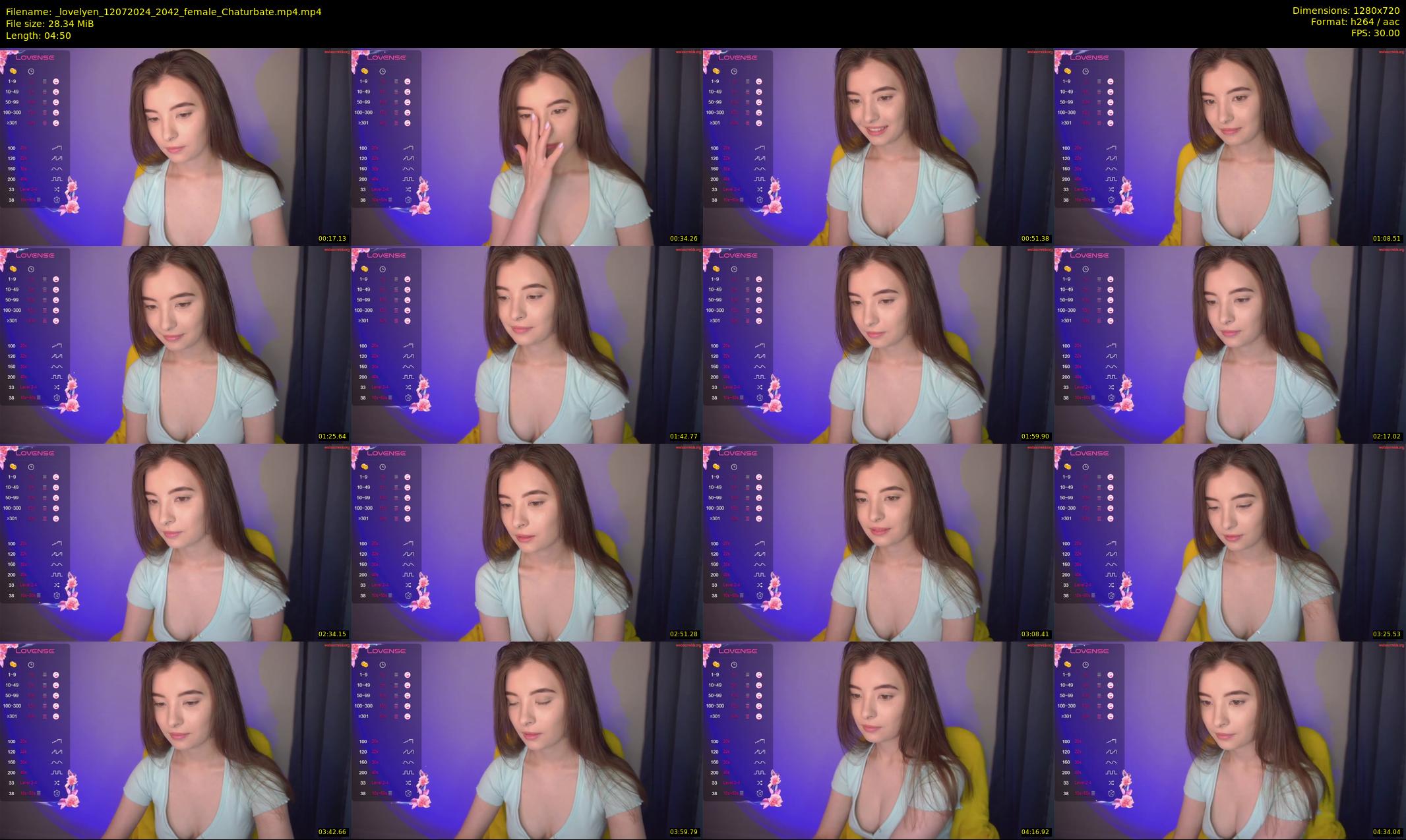 _lovelyen — 5 minute Chaturbate female cam show recording, 720p, Jul 12, 2024