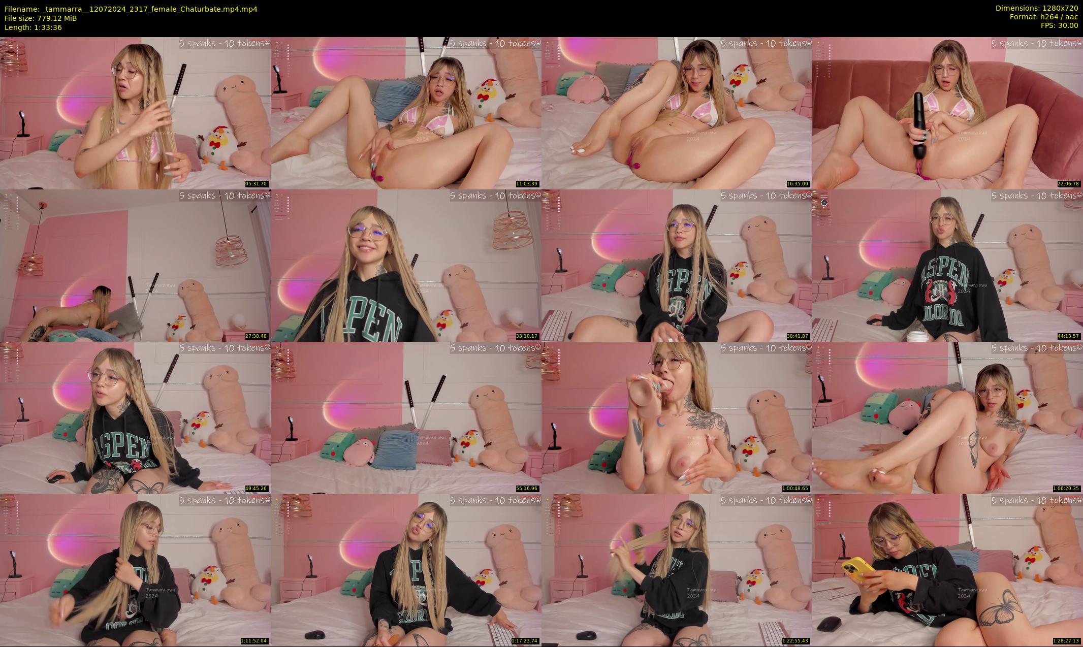 _tammarra_ — 94 minute Chaturbate female cam show recording, 720p, Jul 12, 2024