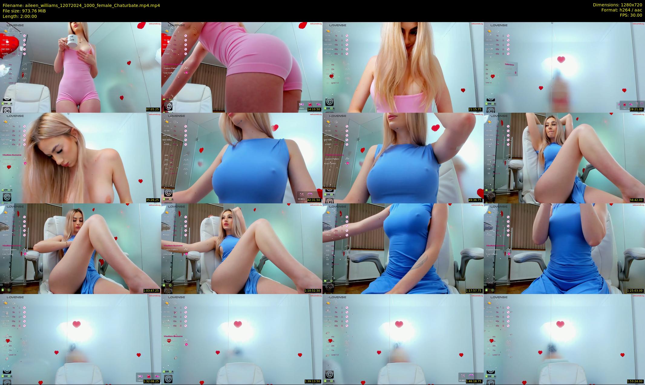 aileen_williams — 120 minute Chaturbate female cam show recording, 720p, Jul 12, 2024