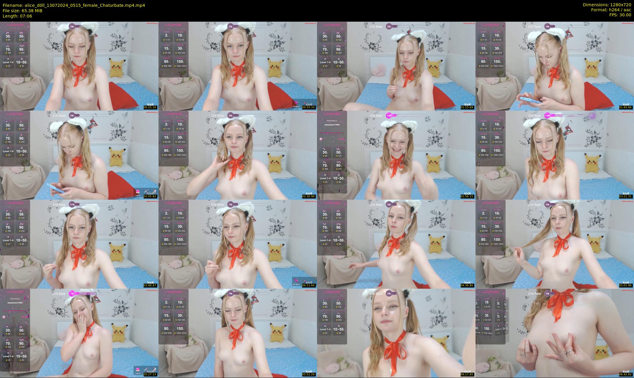 alice_d0ll — 8 minute Chaturbate female cam show recording, 720p, Jul 13, 2024