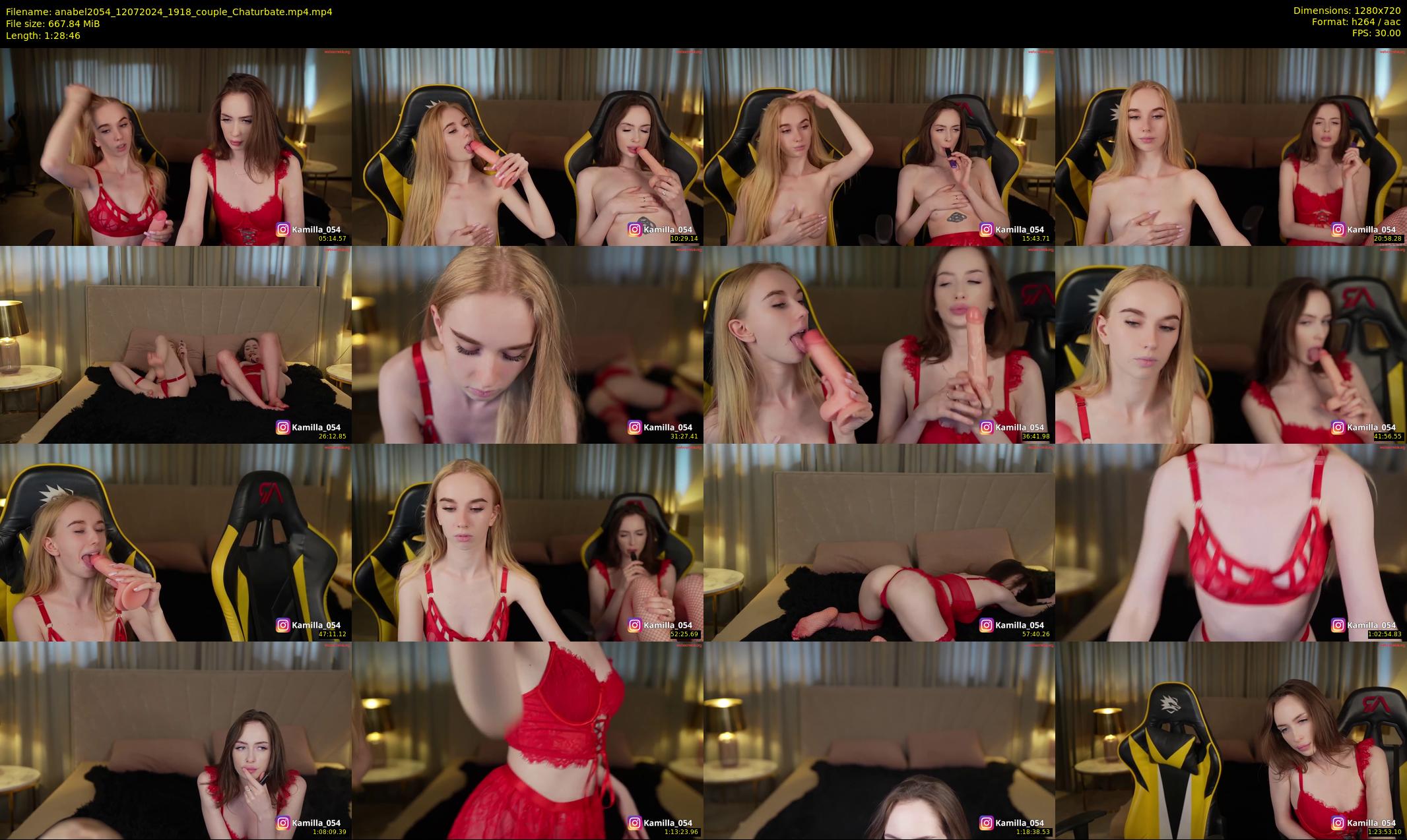 anabel2054 — 89 minute Chaturbate female cam show recording, 720p, Jul 12, 2024