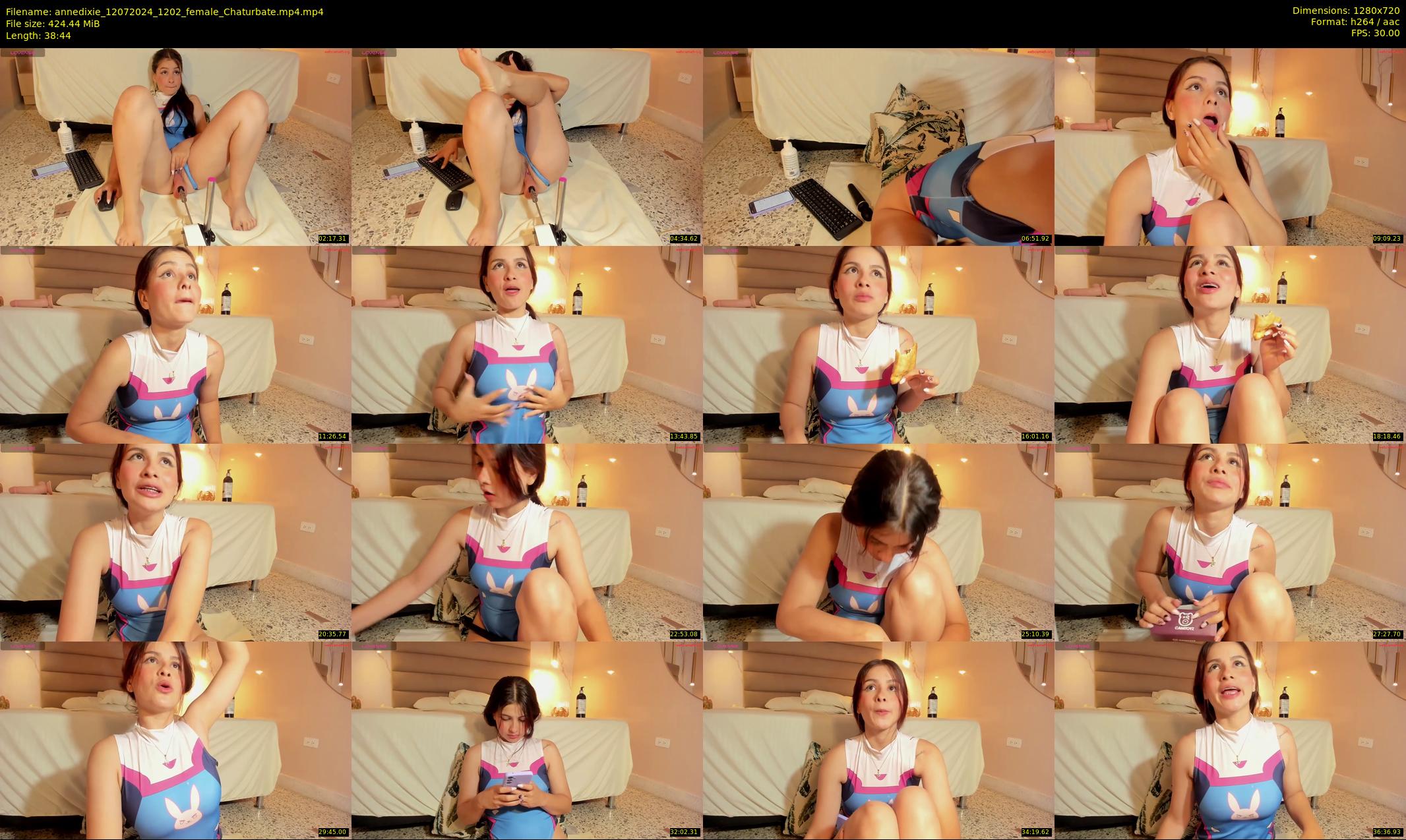 annedixie — 39 minute Chaturbate female cam show recording, 720p, Jul 12, 2024