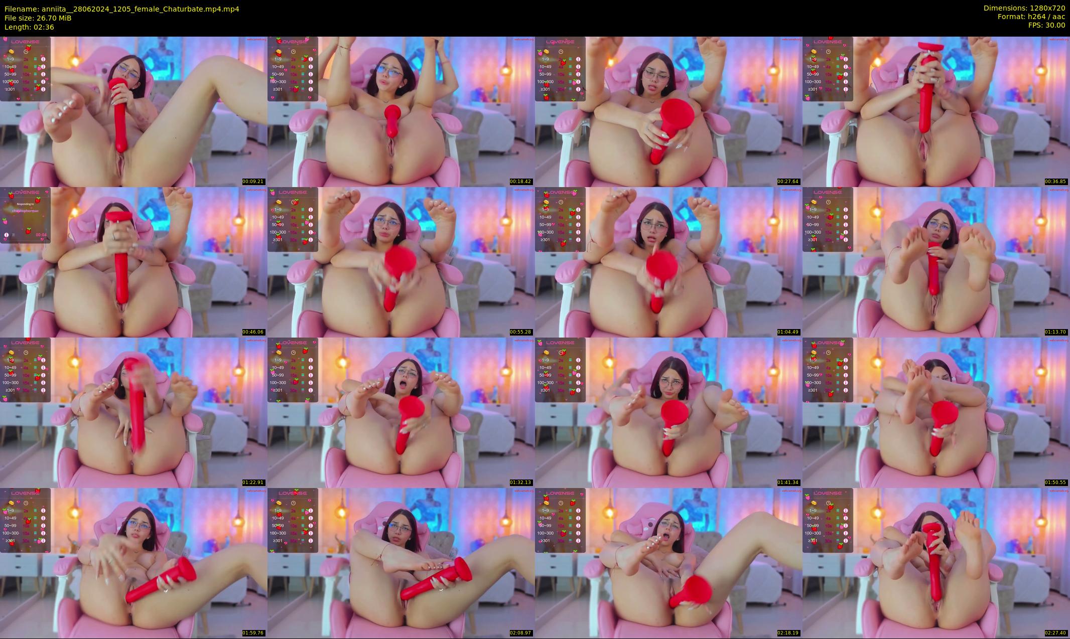anniita_ — 3 minute Chaturbate female cam show recording, 720p, Jun 28, 2024
