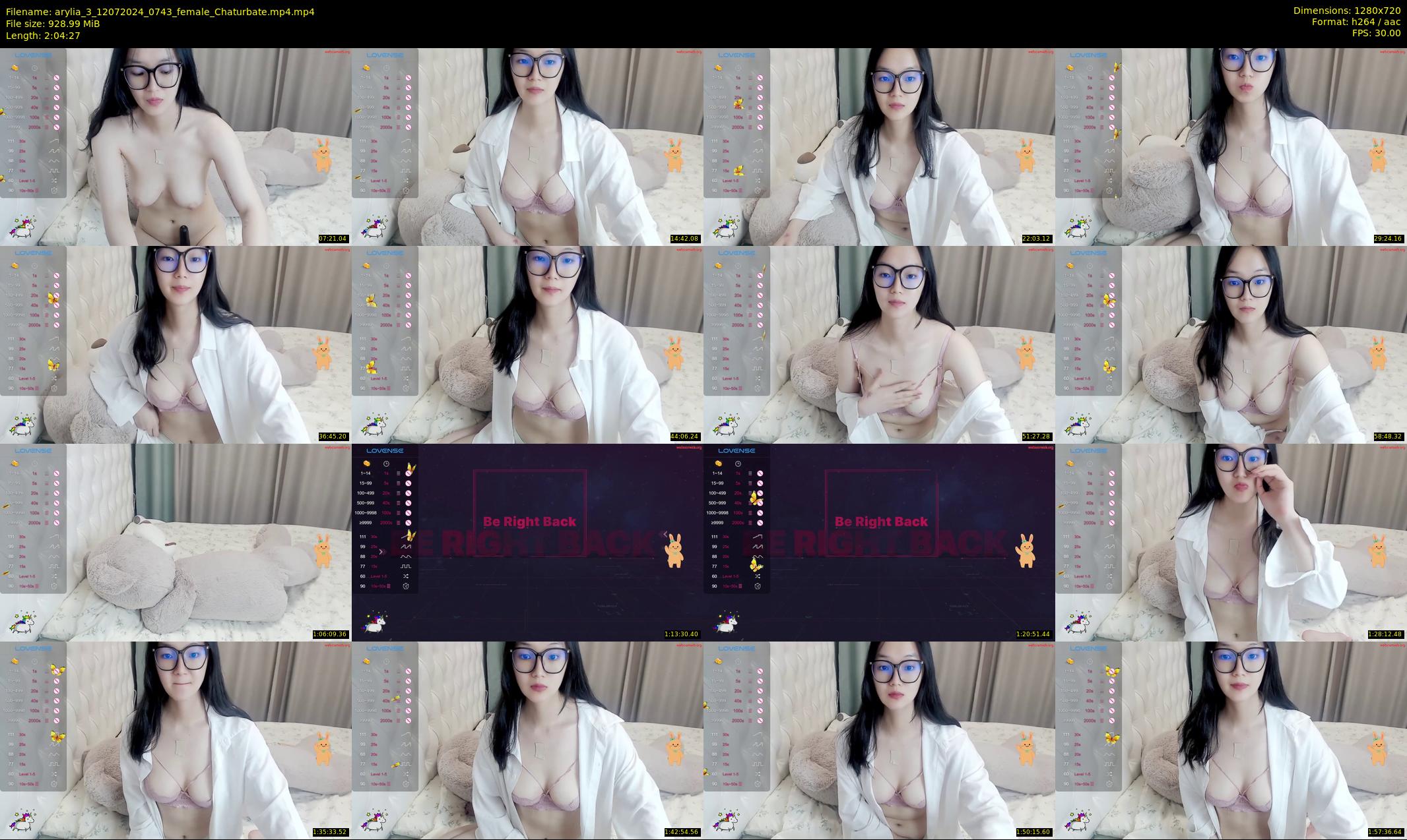 arylia_3 — 125 minute Chaturbate female cam show recording, 720p, Jul 12, 2024