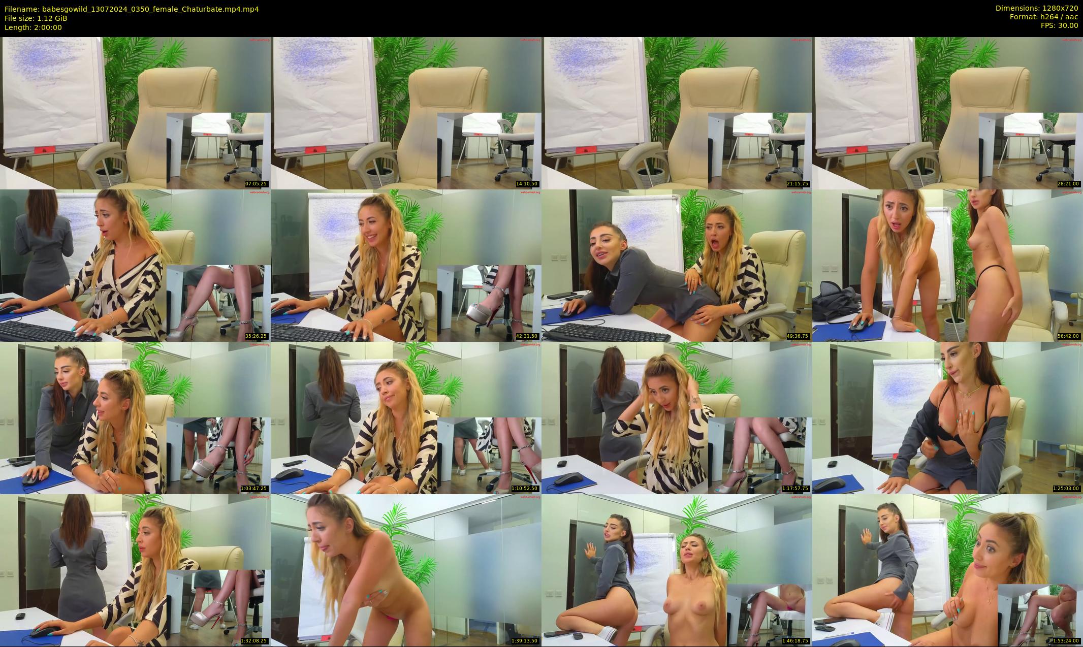 babesgowild — 120 minute Chaturbate couple cam show recording, 720p, Jul 13, 2024