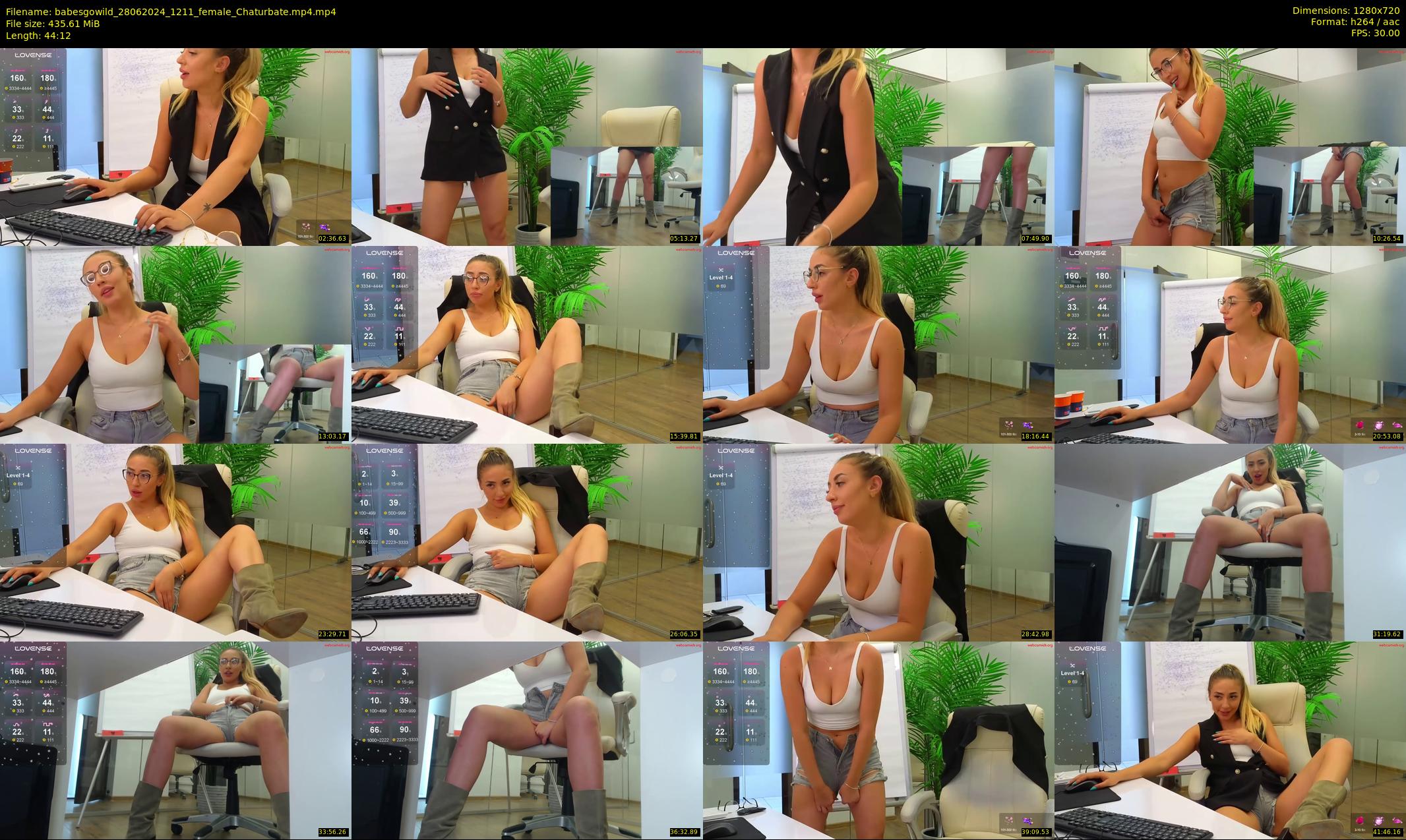 babesgowild — 45 minute Chaturbate couple cam show recording, 720p, Jun 28, 2024
