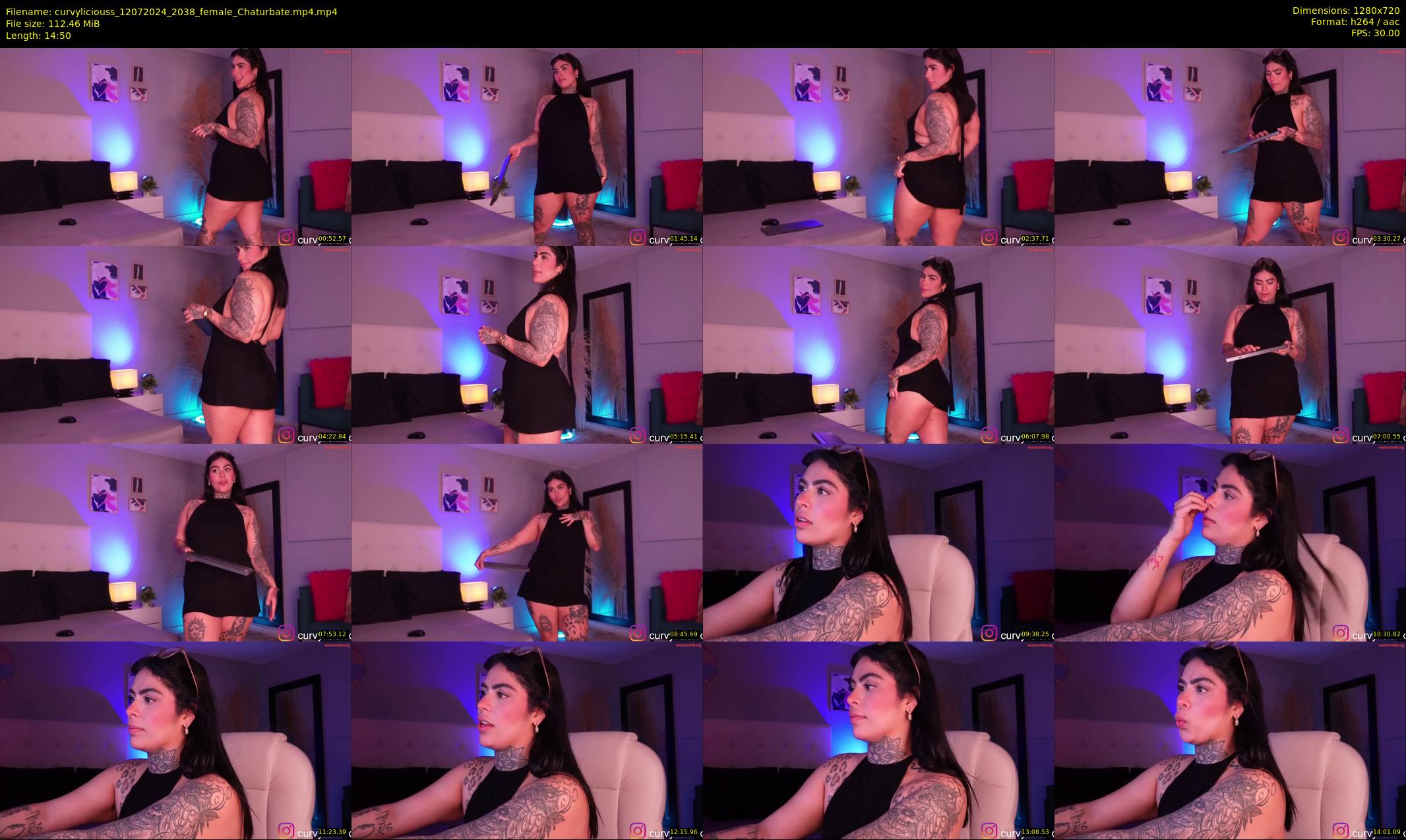 curvyliciouss — 15 minute Chaturbate female cam show recording, 720p, Jul 12, 2024
