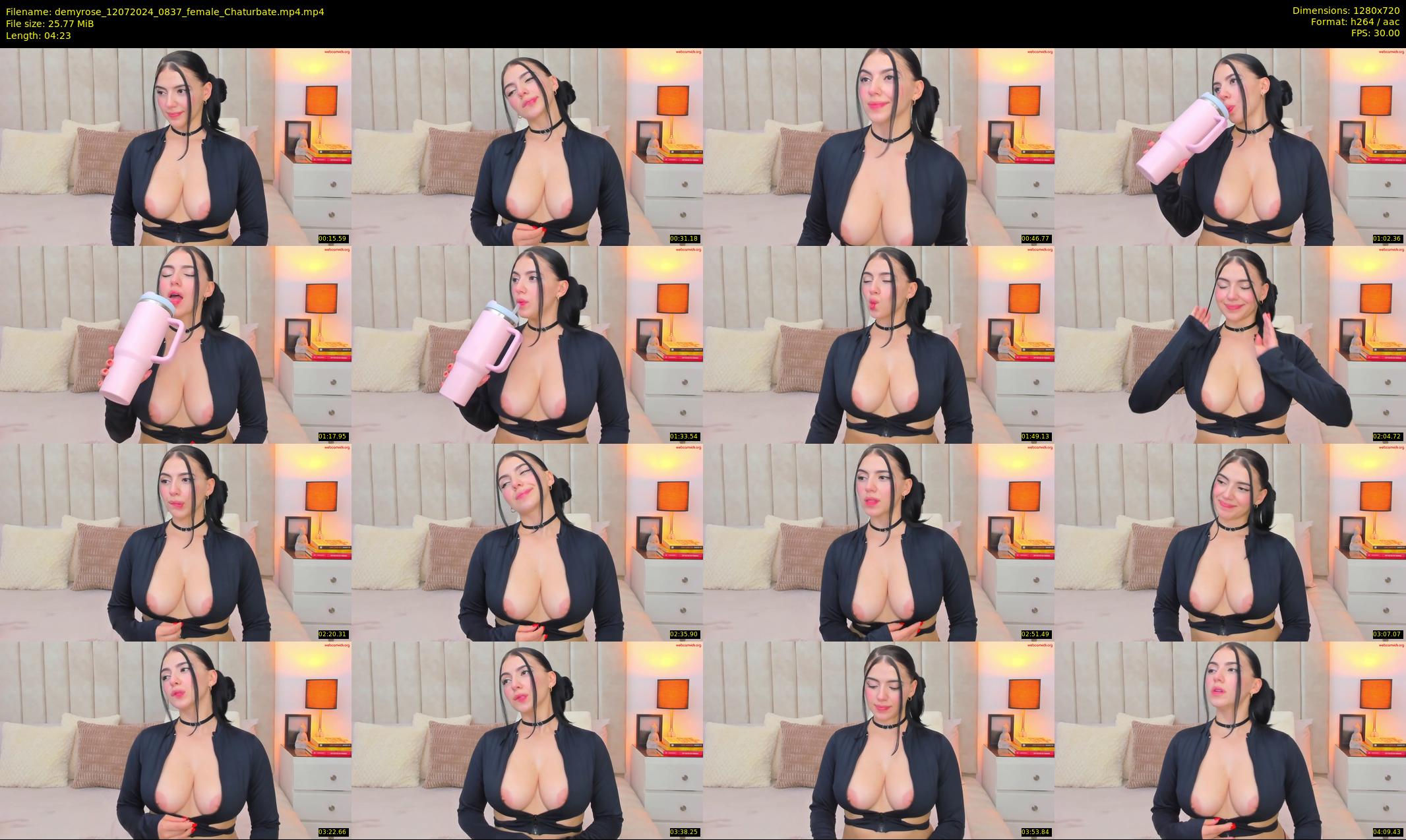 demyrose — 5 minute Chaturbate female cam show recording, 720p, Jul 12, 2024