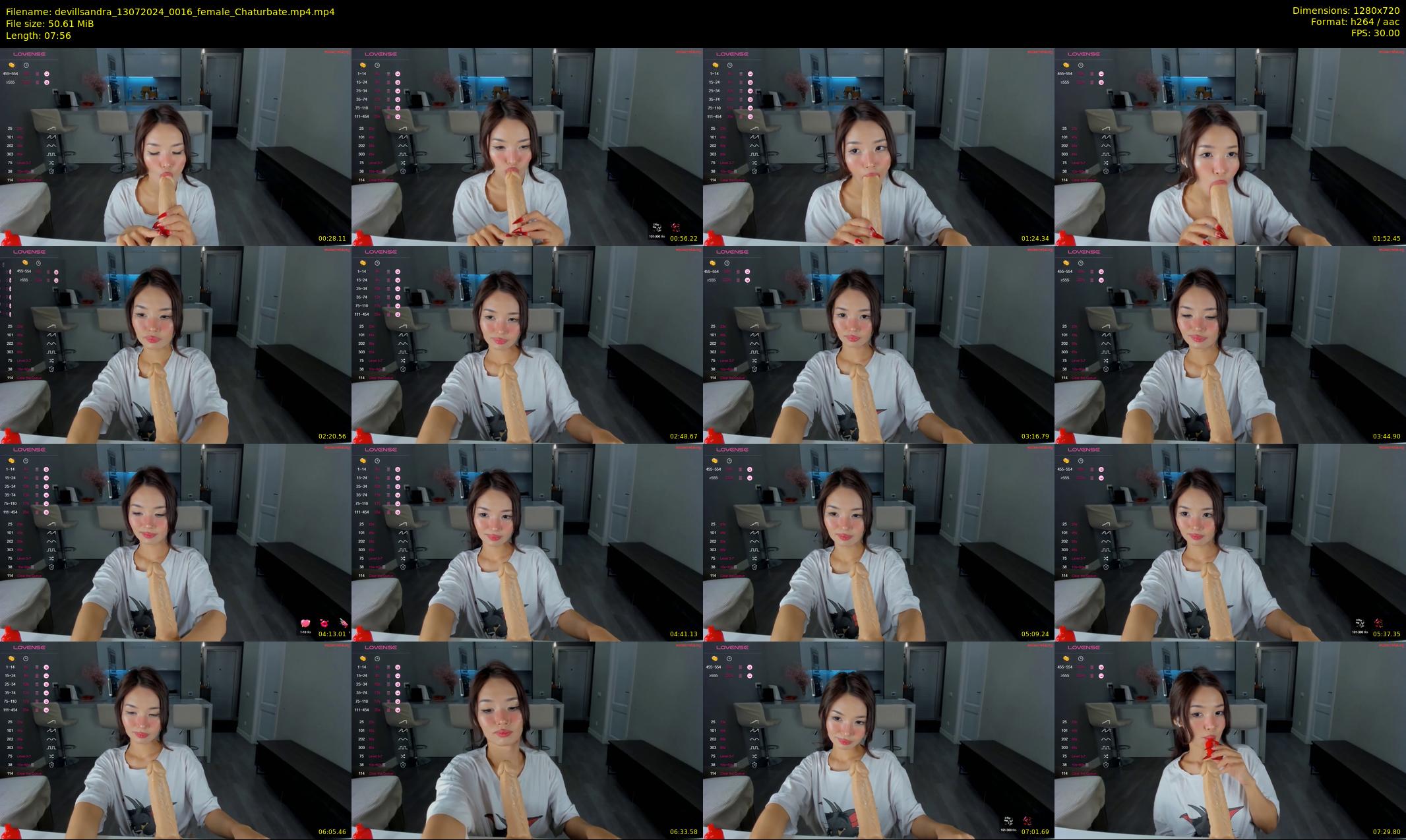 devillsandra — 8 minute Chaturbate female cam show recording, 720p, Jul 13, 2024