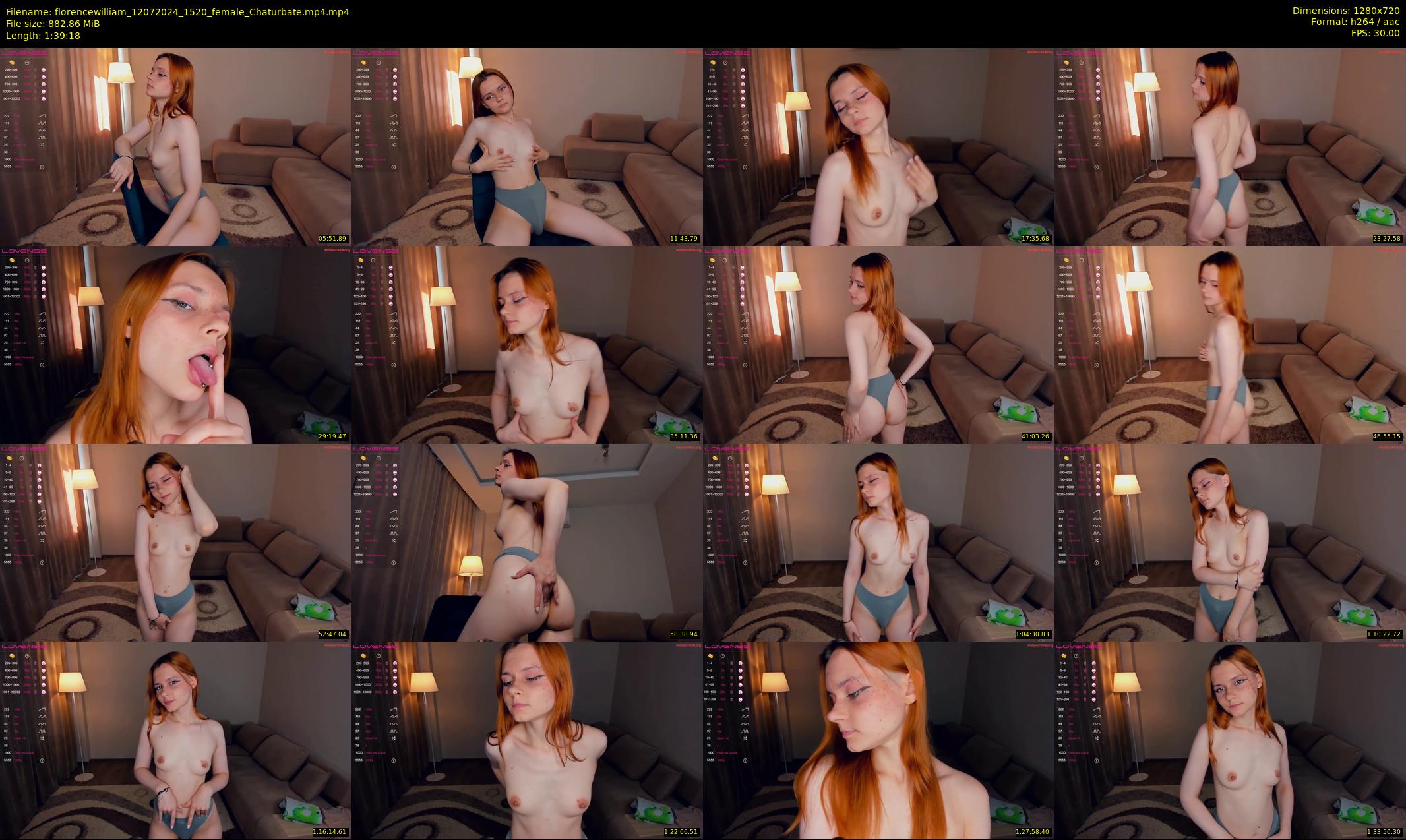florencewilliam — 100 minute Chaturbate female cam show recording, 720p, Jul 12, 2024