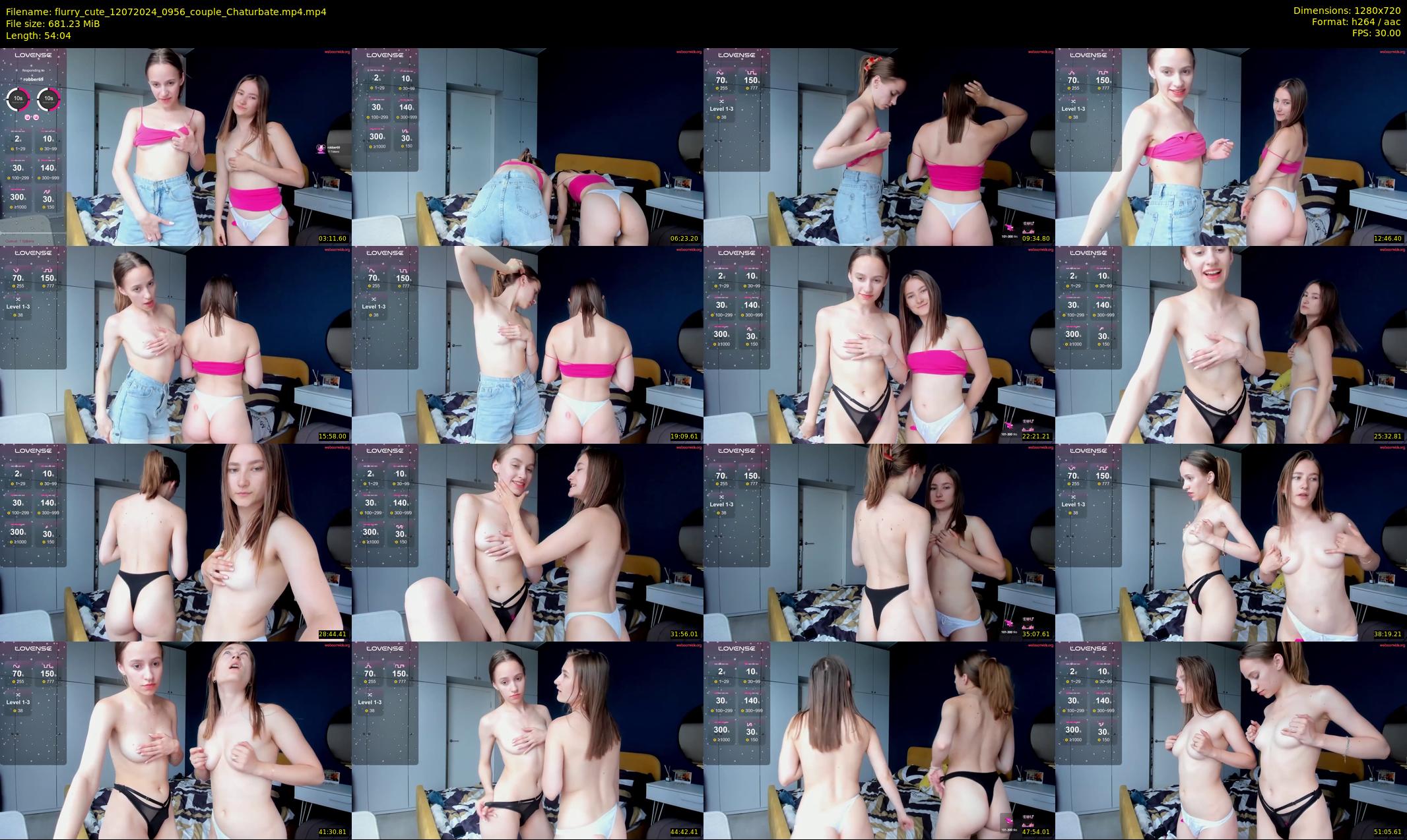 flurry_cute — 55 minute Chaturbate couple cam show recording, 720p, Jul 12, 2024