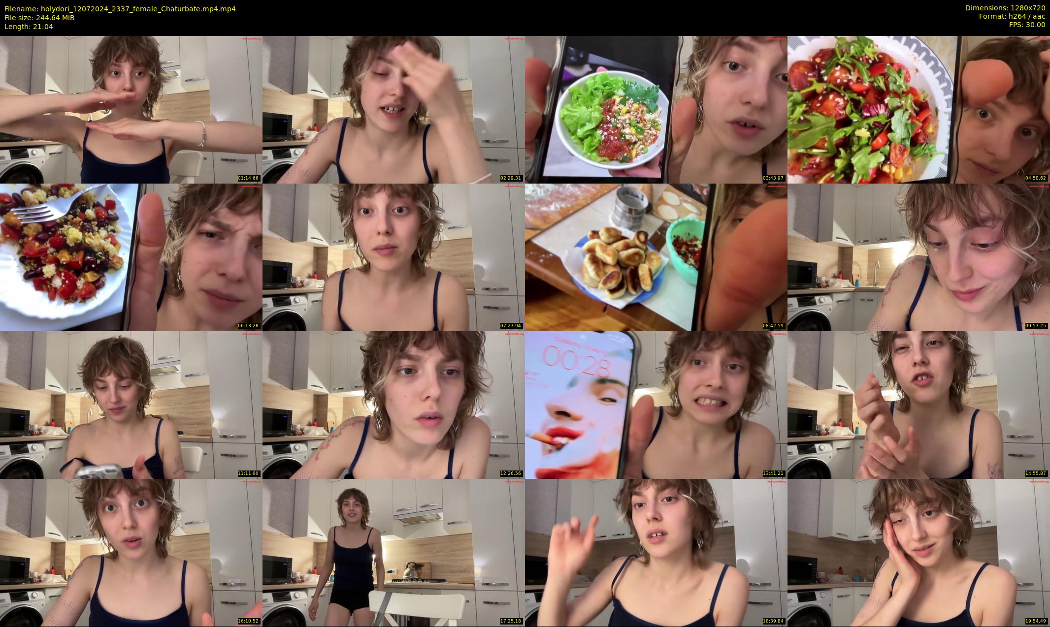 holydori — 22 minute Chaturbate female cam show recording, 720p, Jul 12, 2024