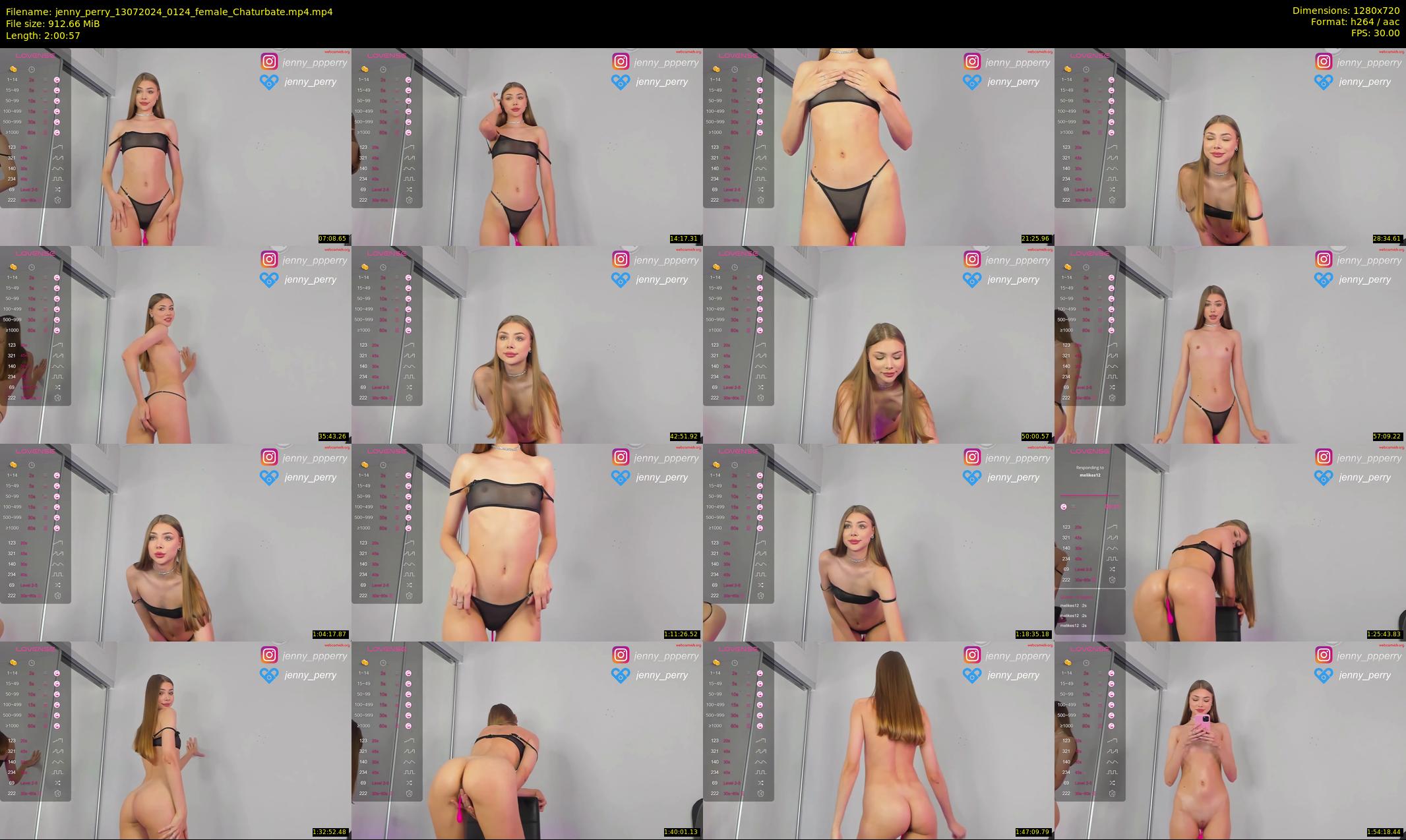 jenny_perry — 121 minute Chaturbate female cam show recording, 720p, Jul 13, 2024