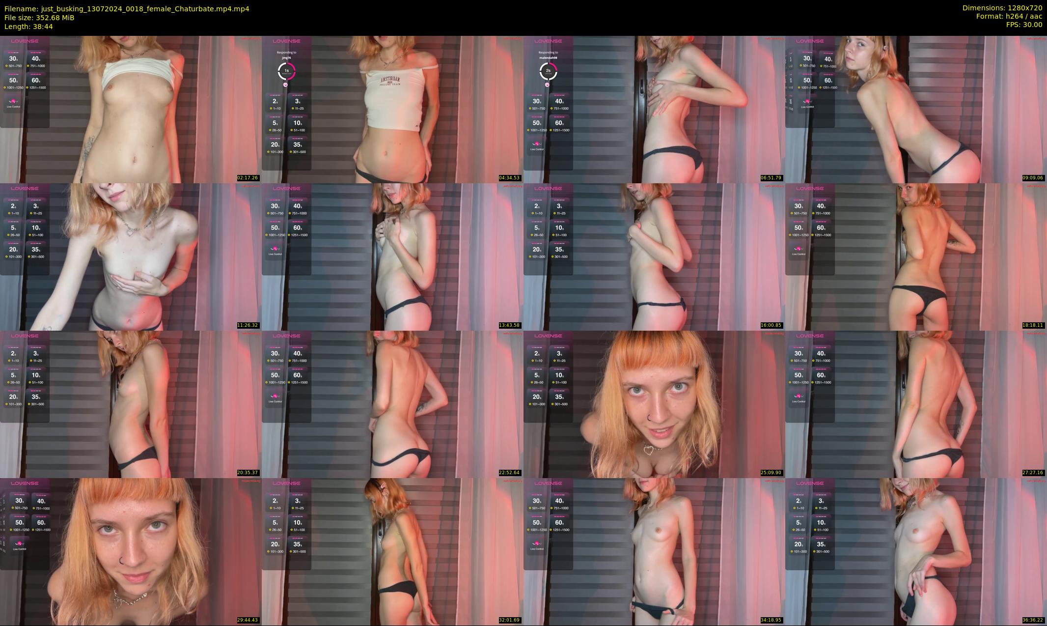 just_busking — 39 minute Chaturbate female cam show recording, 720p, Jul 13, 2024