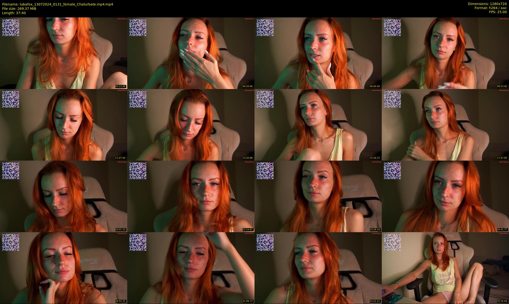 lubafox — 38 minute Chaturbate female cam show recording, 720p, Jul 13, 2024