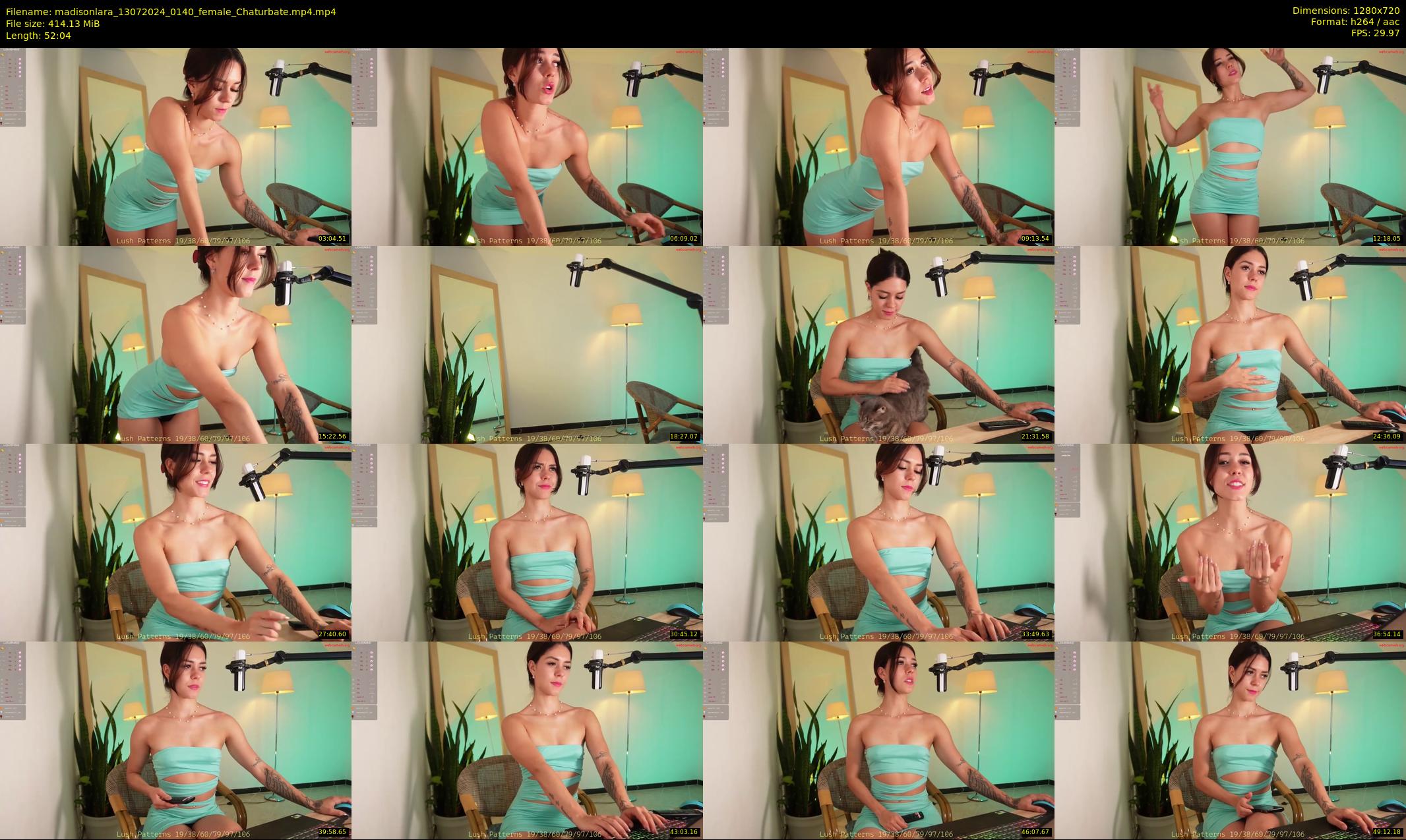 madisonlara — 53 minute Chaturbate female cam show recording, 720p, Jul 13, 2024