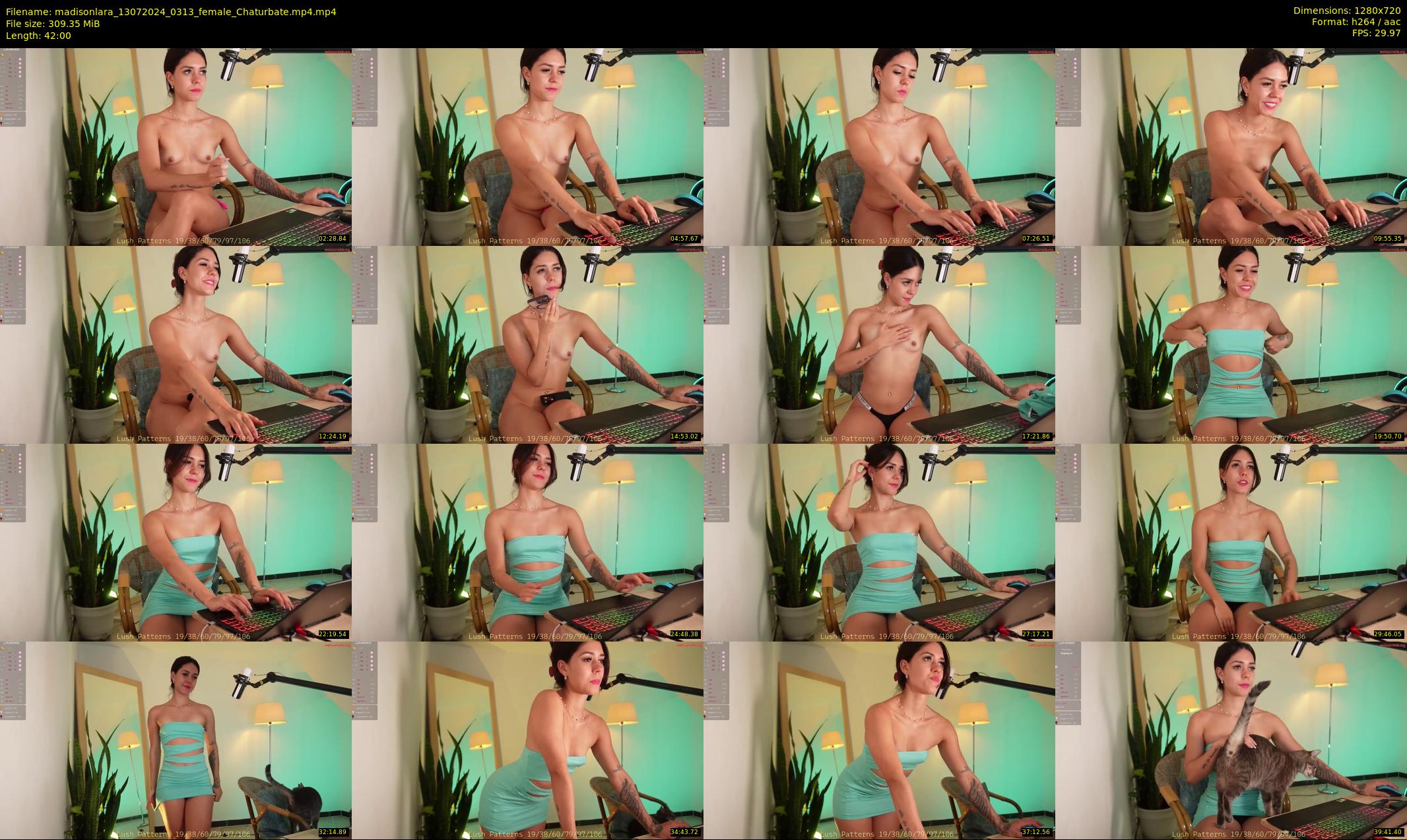 madisonlara — 42 minute Chaturbate female cam show recording, 720p, Jul 13, 2024