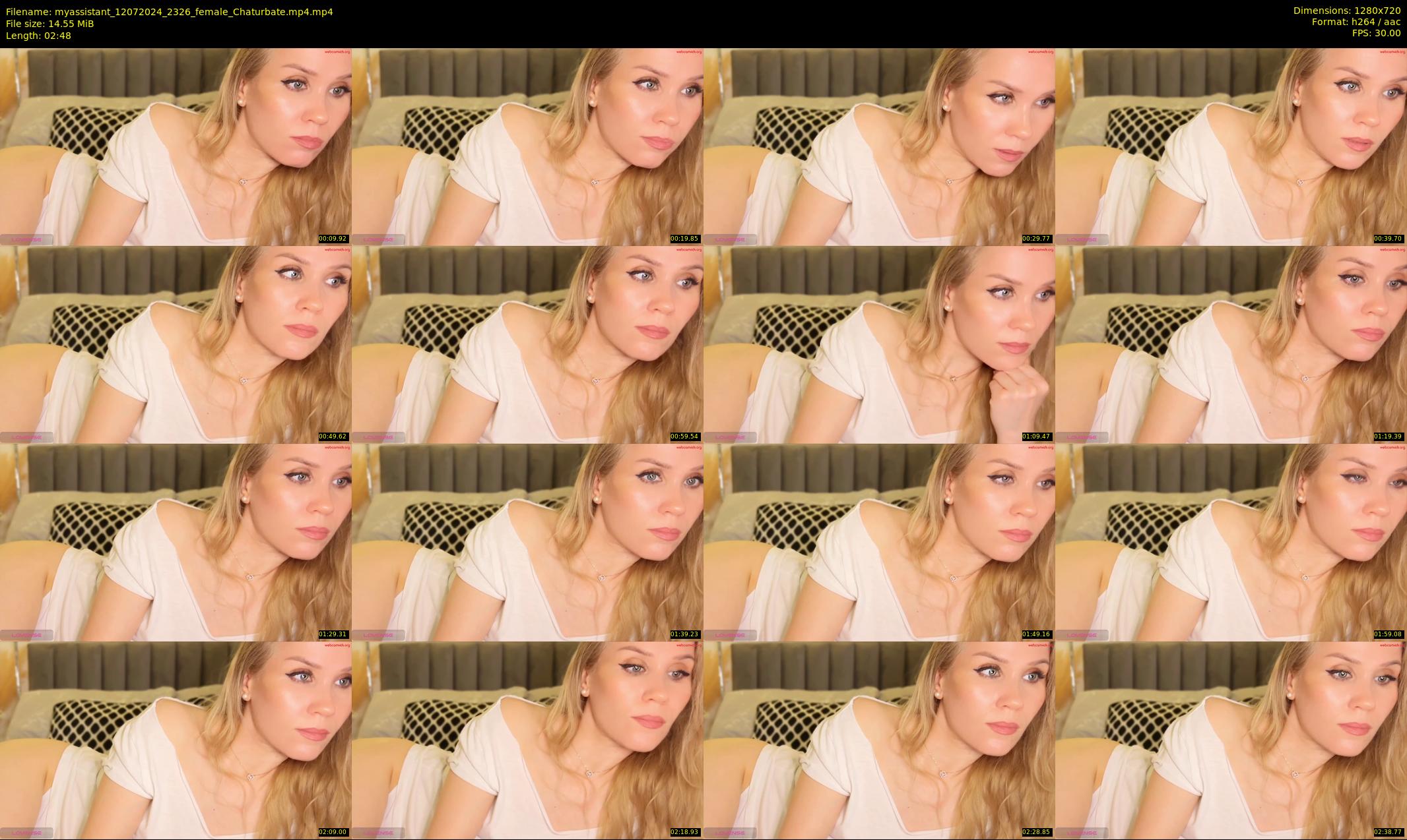myassistant — 3 minute Chaturbate female cam show recording, 720p, Jul 12, 2024