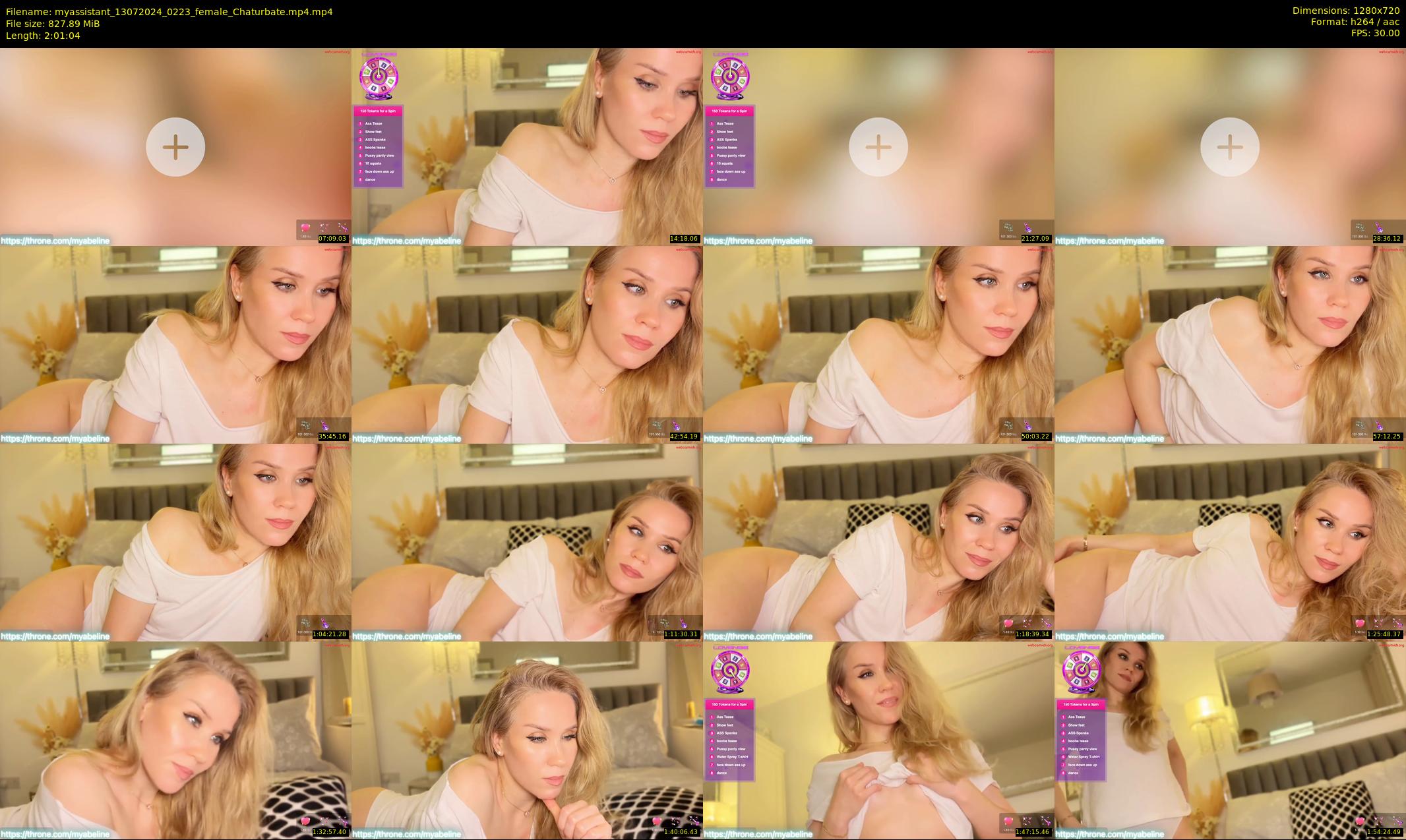 myassistant — 122 minute Chaturbate female cam show recording, 720p, Jul 13, 2024