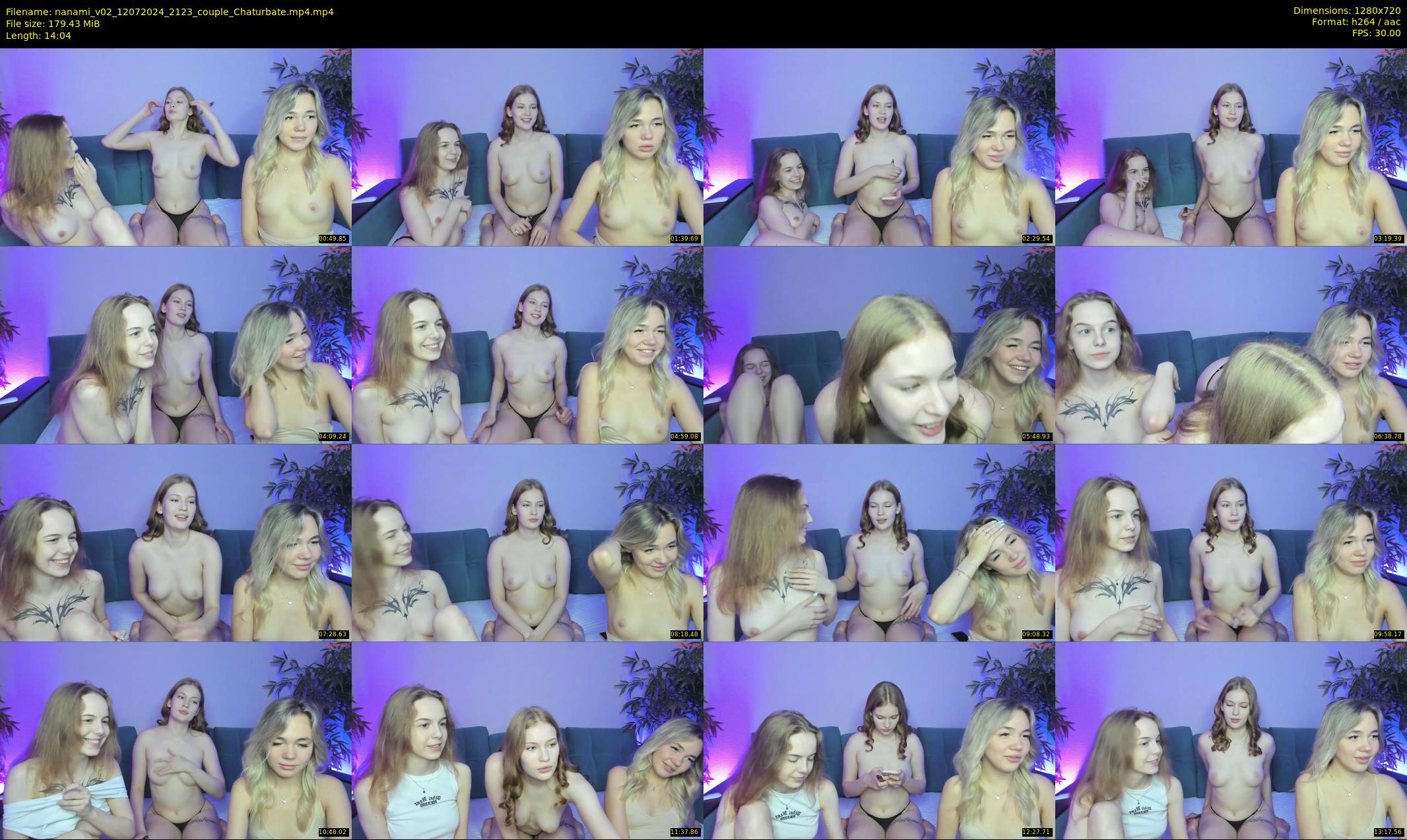 nanami_v02 — 15 minute Chaturbate couple cam show recording, 720p, Jul 12, 2024