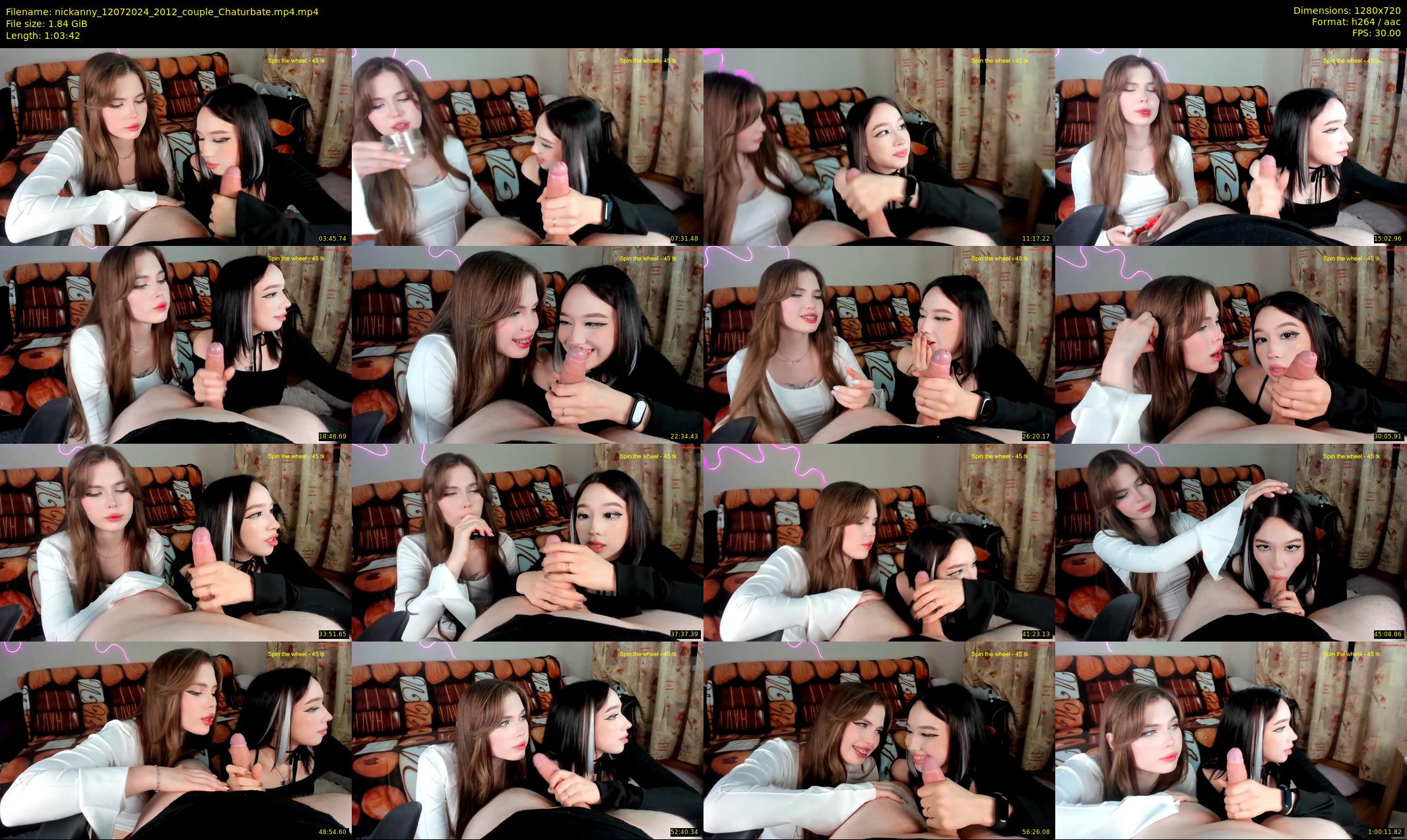 nickanny — 64 minute Chaturbate couple cam show recording, 720p, Jul 12, 2024