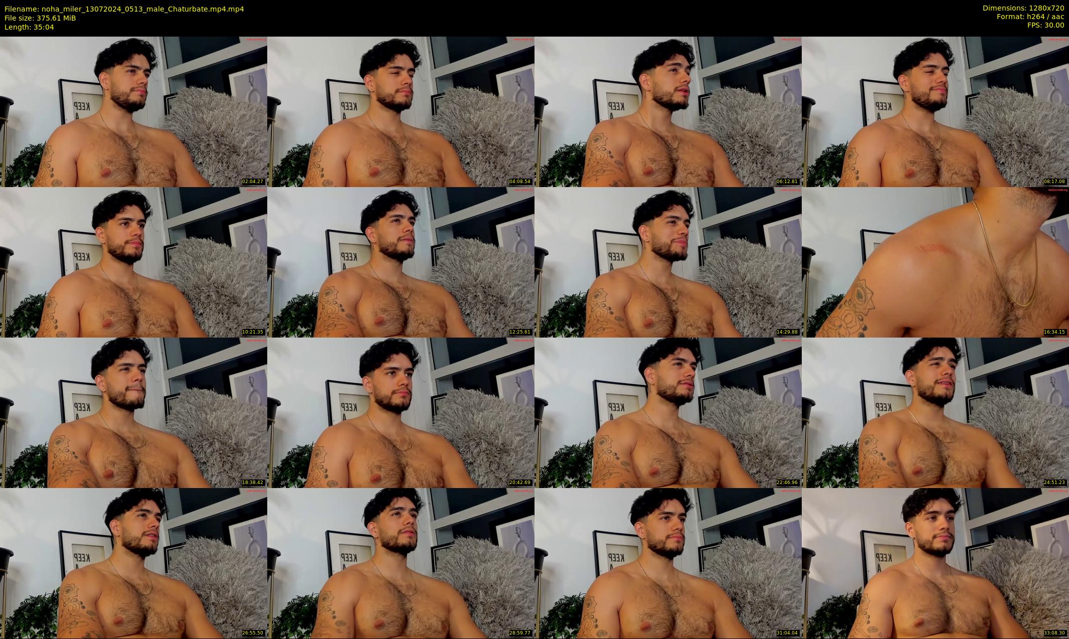 noha_miler — 36 minute Chaturbate male cam show recording, 720p, Jul 13, 2024