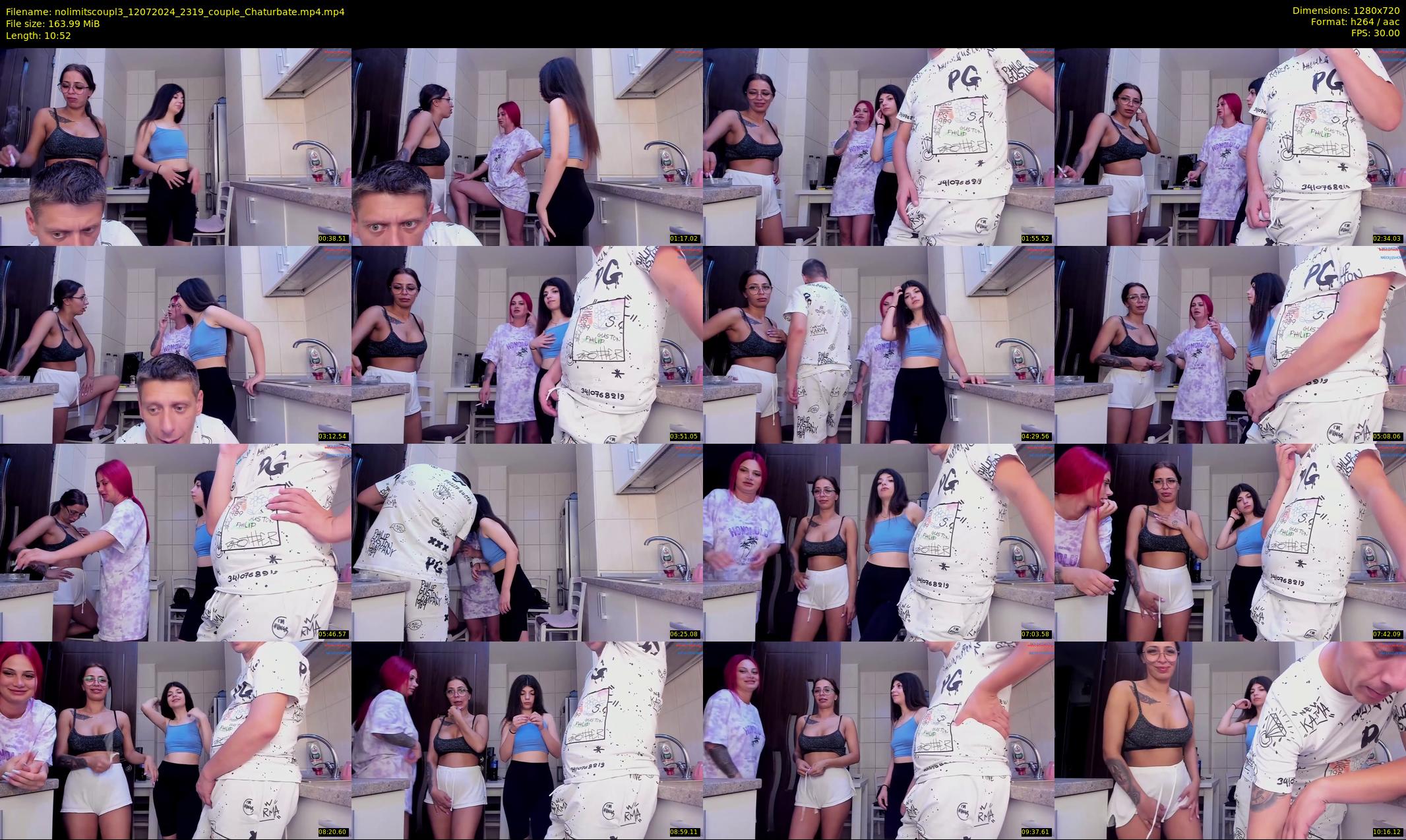 nolimitscoupl3 — 11 minute Chaturbate couple cam show recording, 720p, Jul 12, 2024
