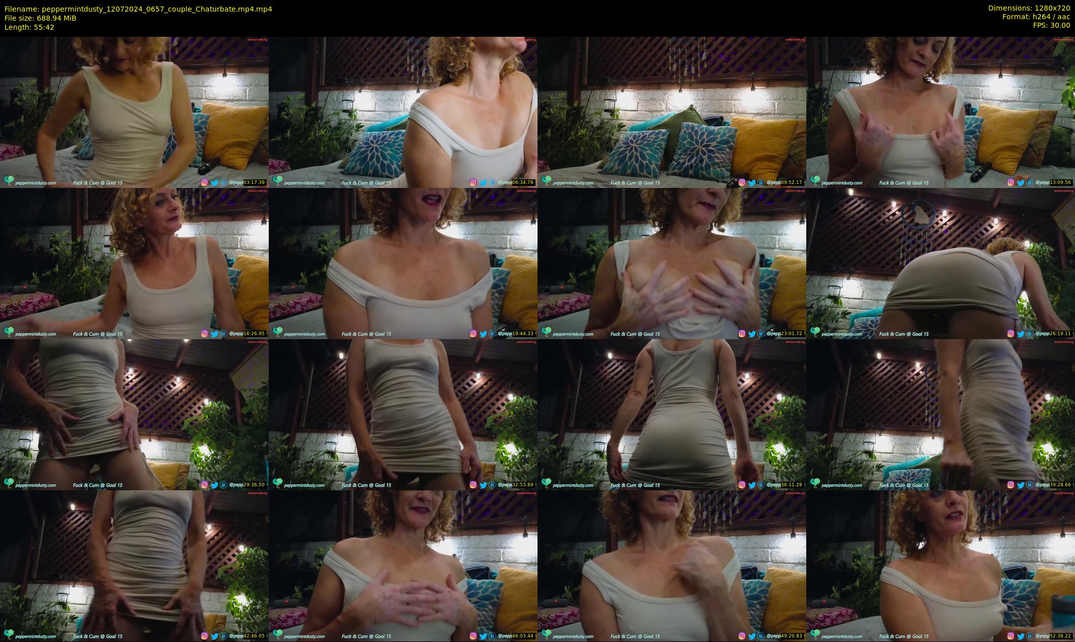 peppermintdusty — 56 minute Chaturbate couple cam show recording, 720p, Jul 12, 2024