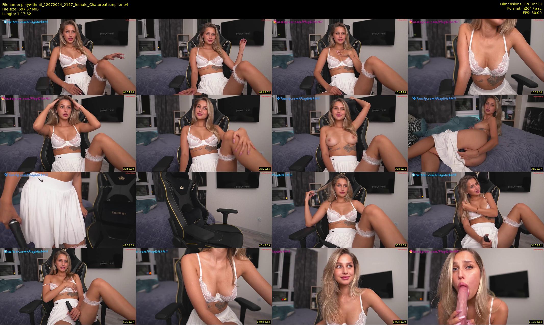 playwithmil — 78 minute Chaturbate couple cam show recording, 720p, Jul 12, 2024