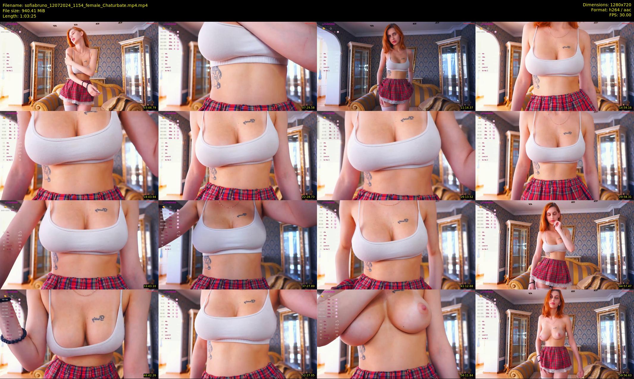 sofiabruno — 64 minute Chaturbate female cam show recording, 720p, Jul 12, 2024