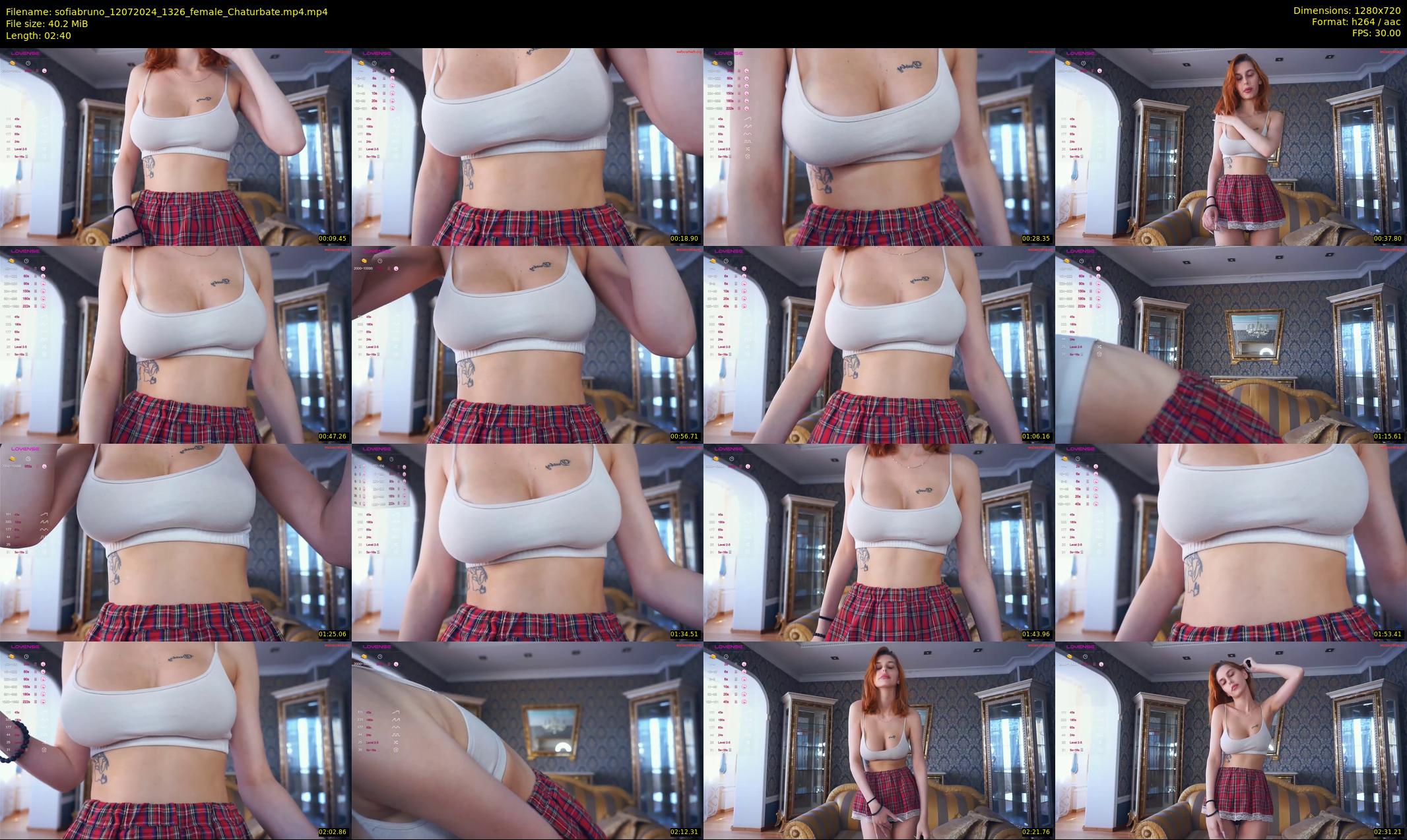 sofiabruno — 3 minute Chaturbate female cam show recording, 720p, Jul 12, 2024