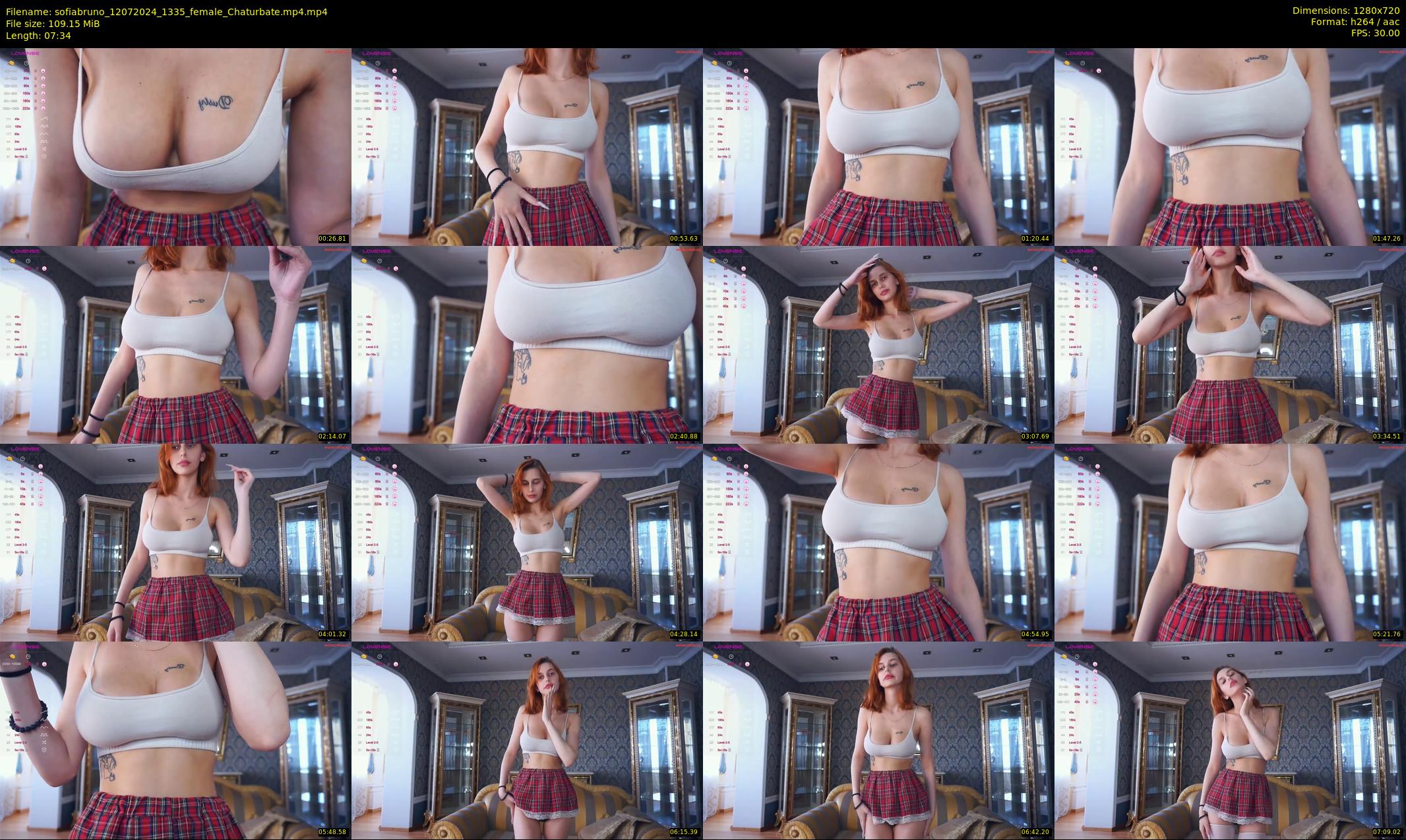 sofiabruno — 8 minute Chaturbate female cam show recording, 720p, Jul 12, 2024