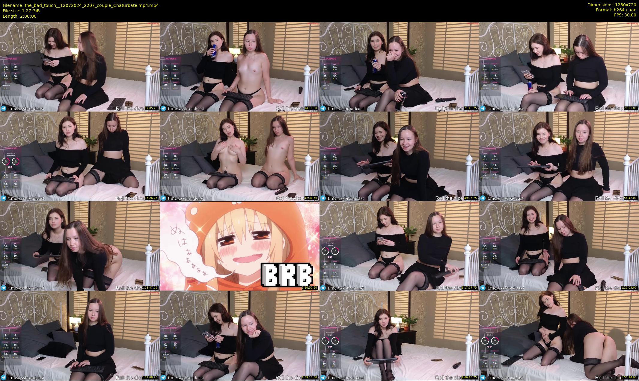 the_bad_touch_ — 120 minute Chaturbate couple cam show recording, 720p, Jul 12, 2024