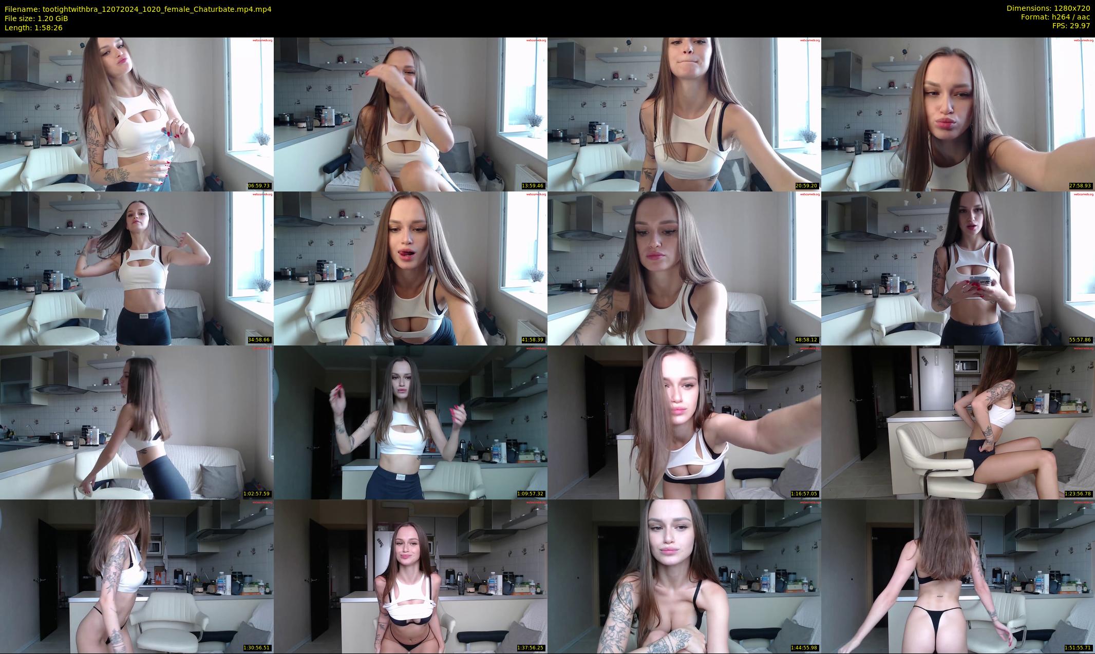 tootightwithbra — 119 minute Chaturbate female cam show recording, 720p, Jul 12, 2024