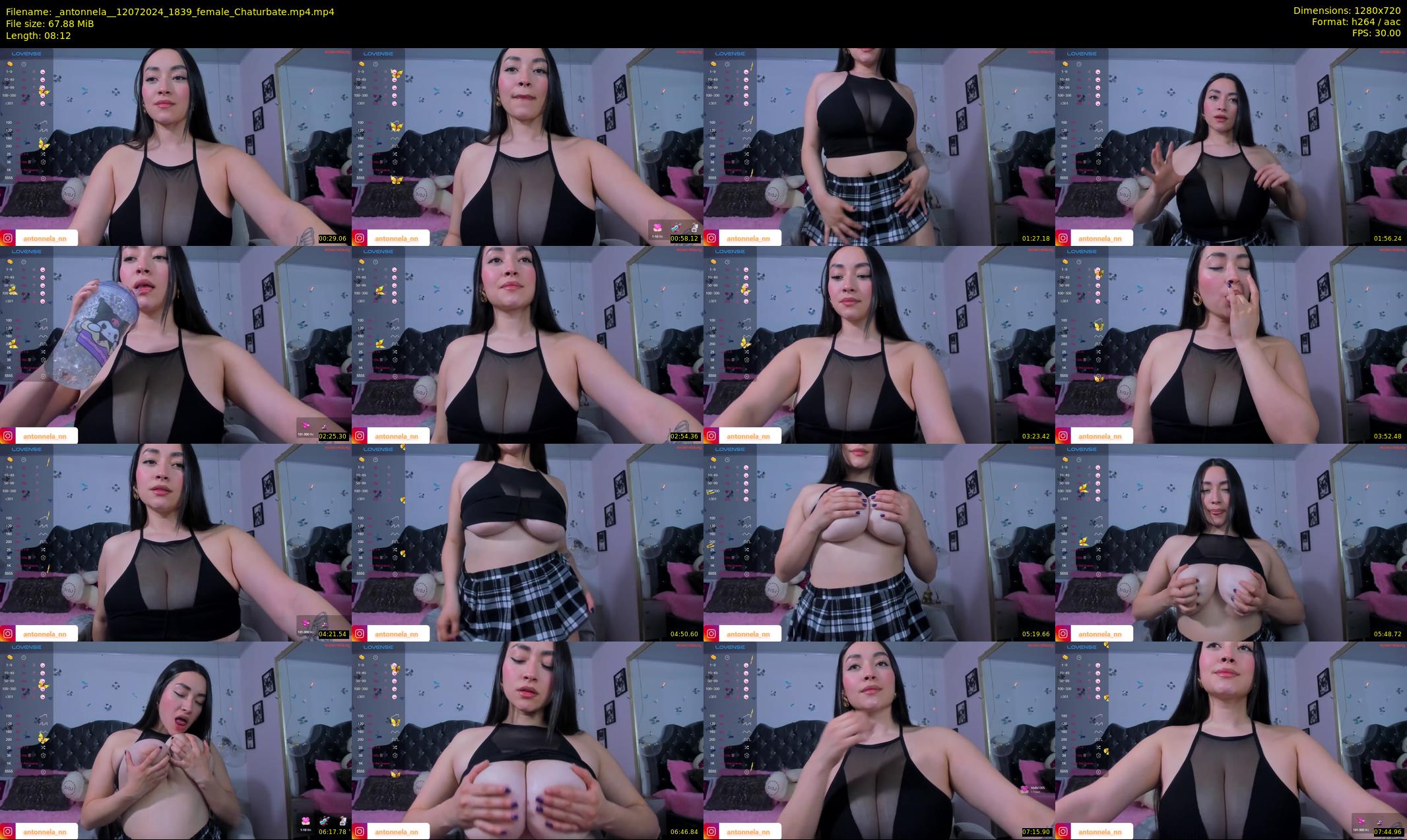 _antonnela_ — 9 minute Chaturbate female cam show recording, 720p, Jul 12, 2024
