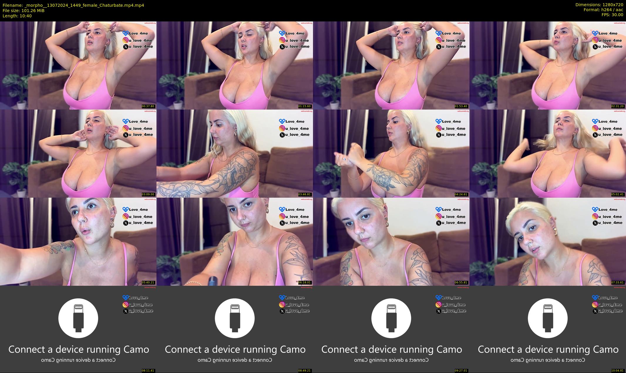 _morpho_ — 11 minute Chaturbate female cam show recording, 720p, Jul 13, 2024