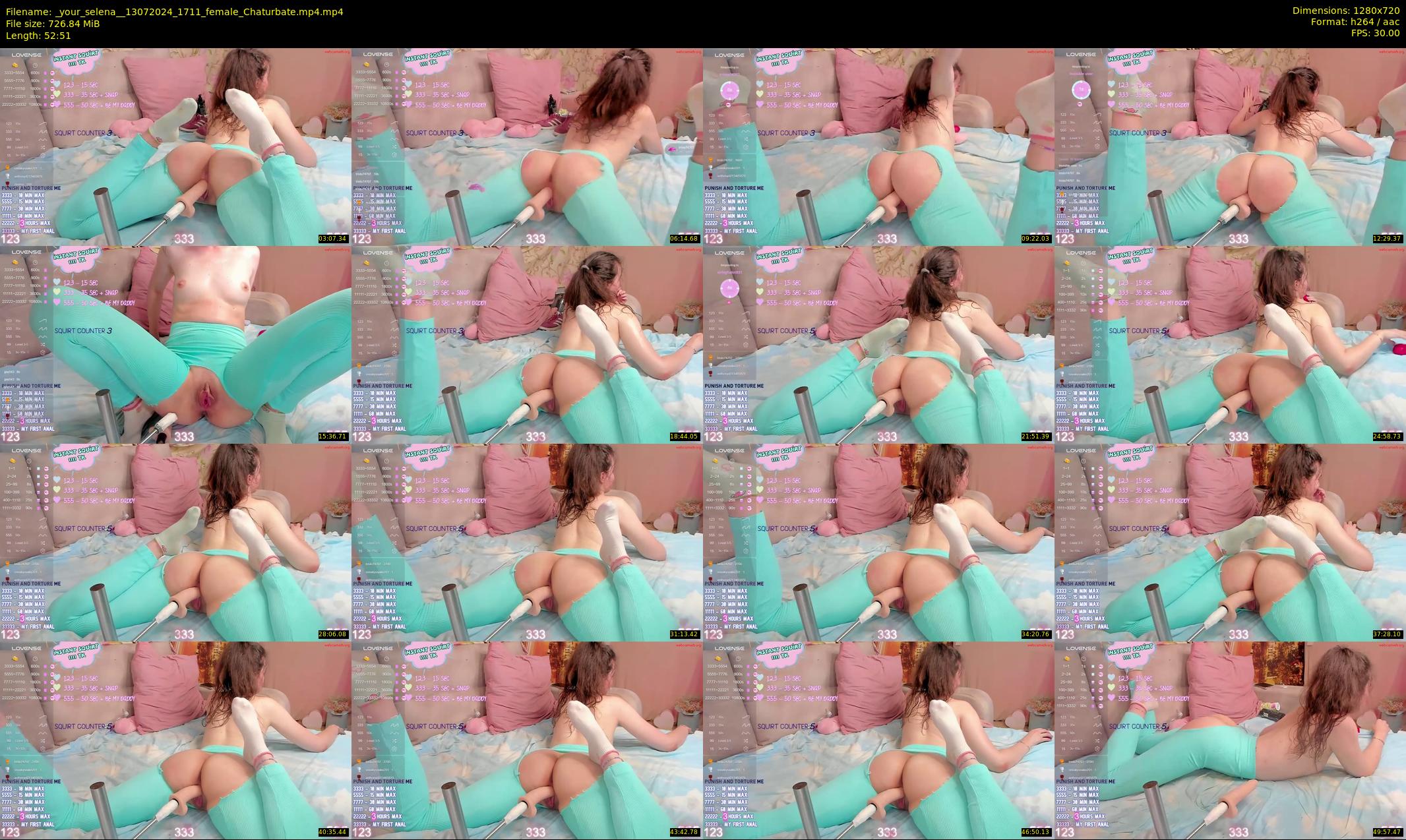 _your_selena_ — 53 minute Chaturbate female cam show recording, 720p, Jul 13, 2024