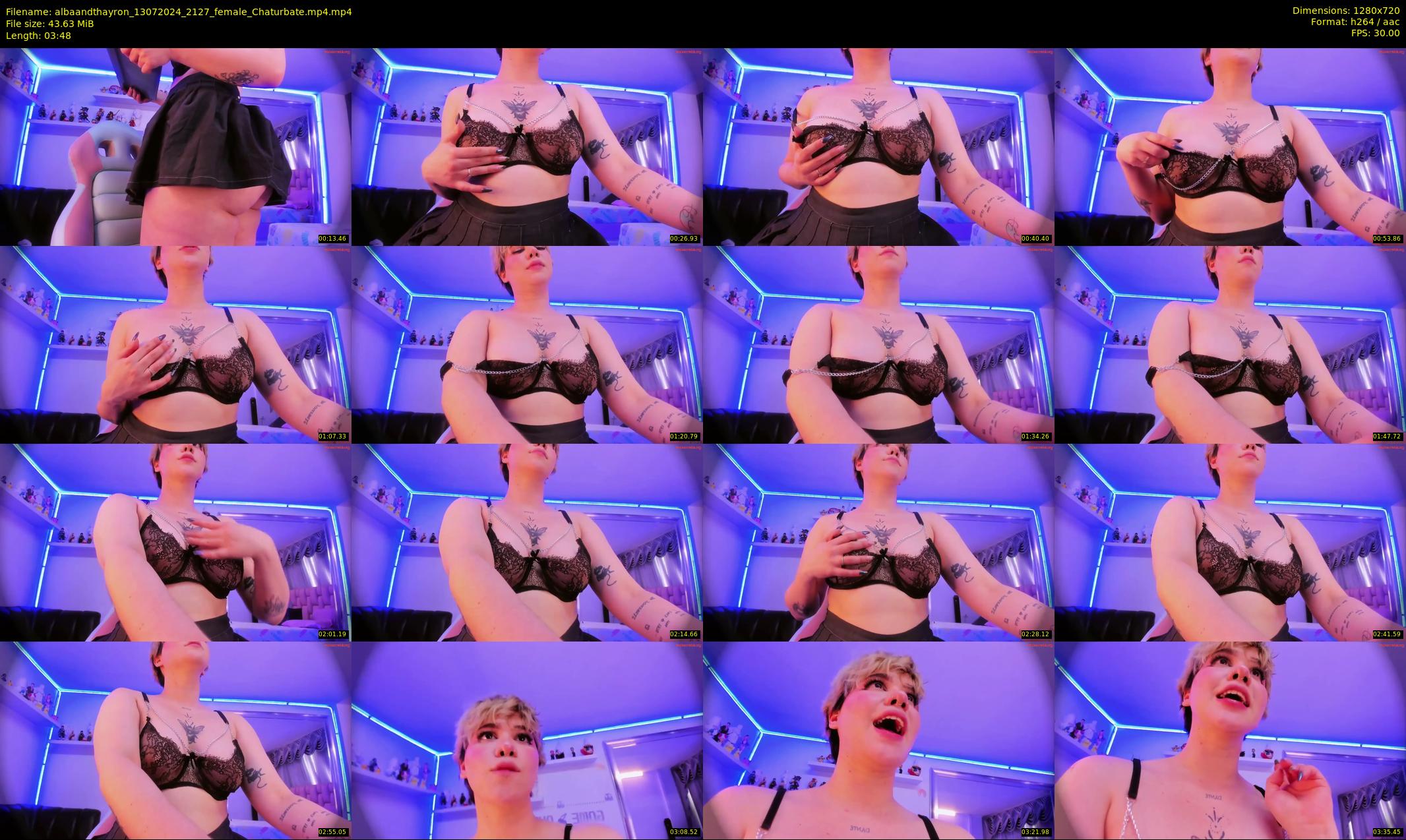 albaandthayron — 4 minute Chaturbate couple cam show recording, 720p, Jul 13, 2024