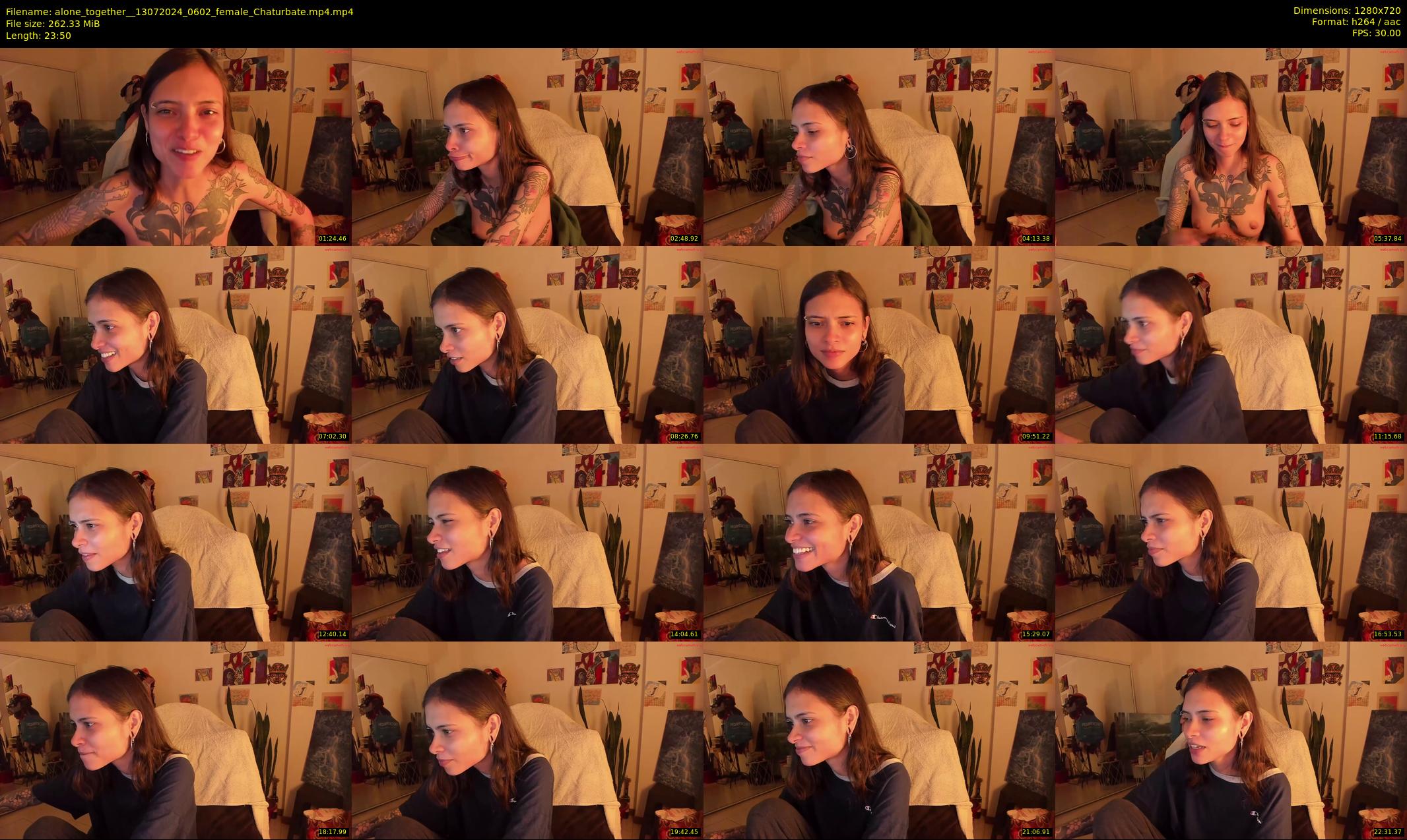 alone_together_ — 24 minute Chaturbate female cam show recording, 720p, Jul 13, 2024