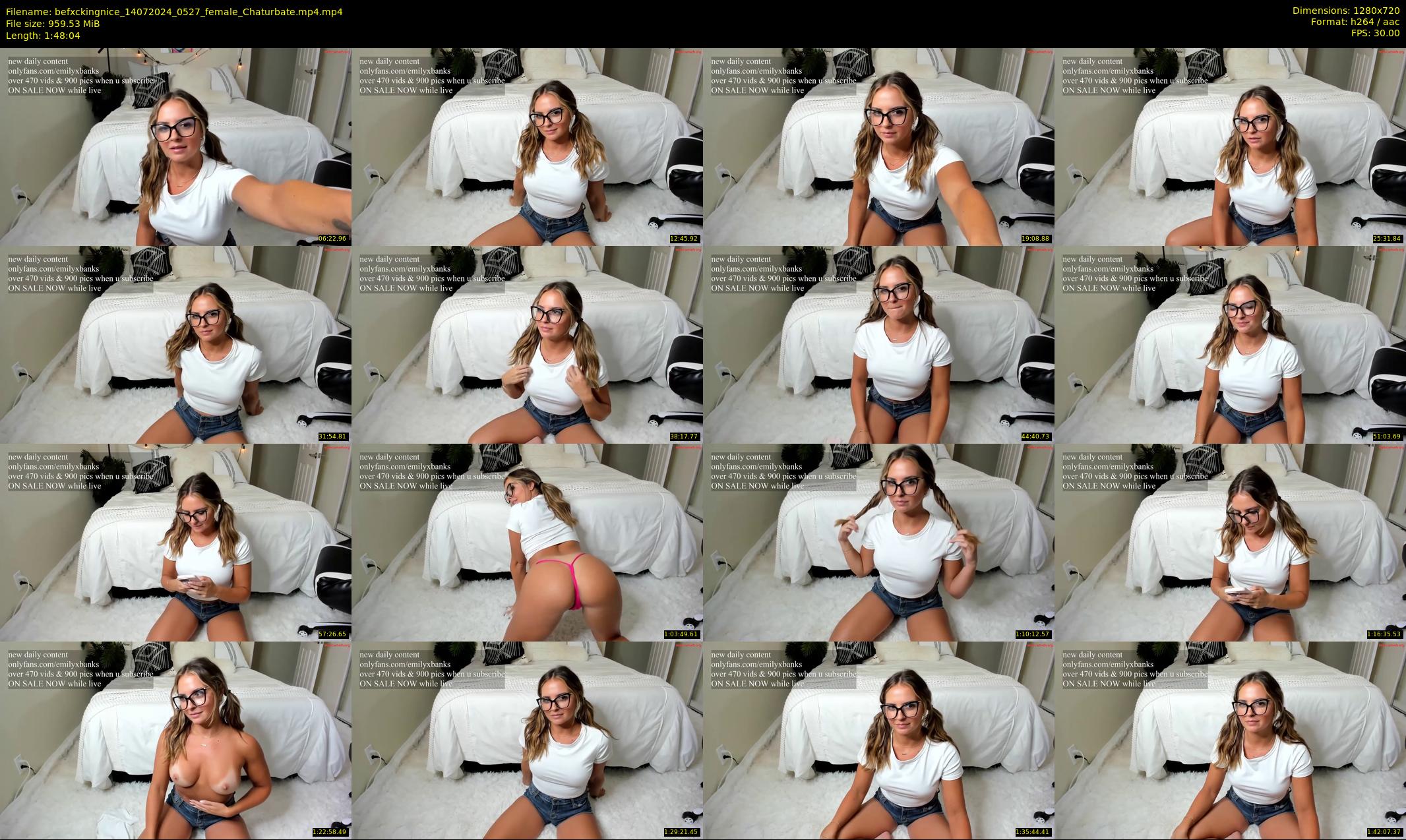 befxckingnice — 109 minute Chaturbate female cam show recording, 720p, Jul 14, 2024