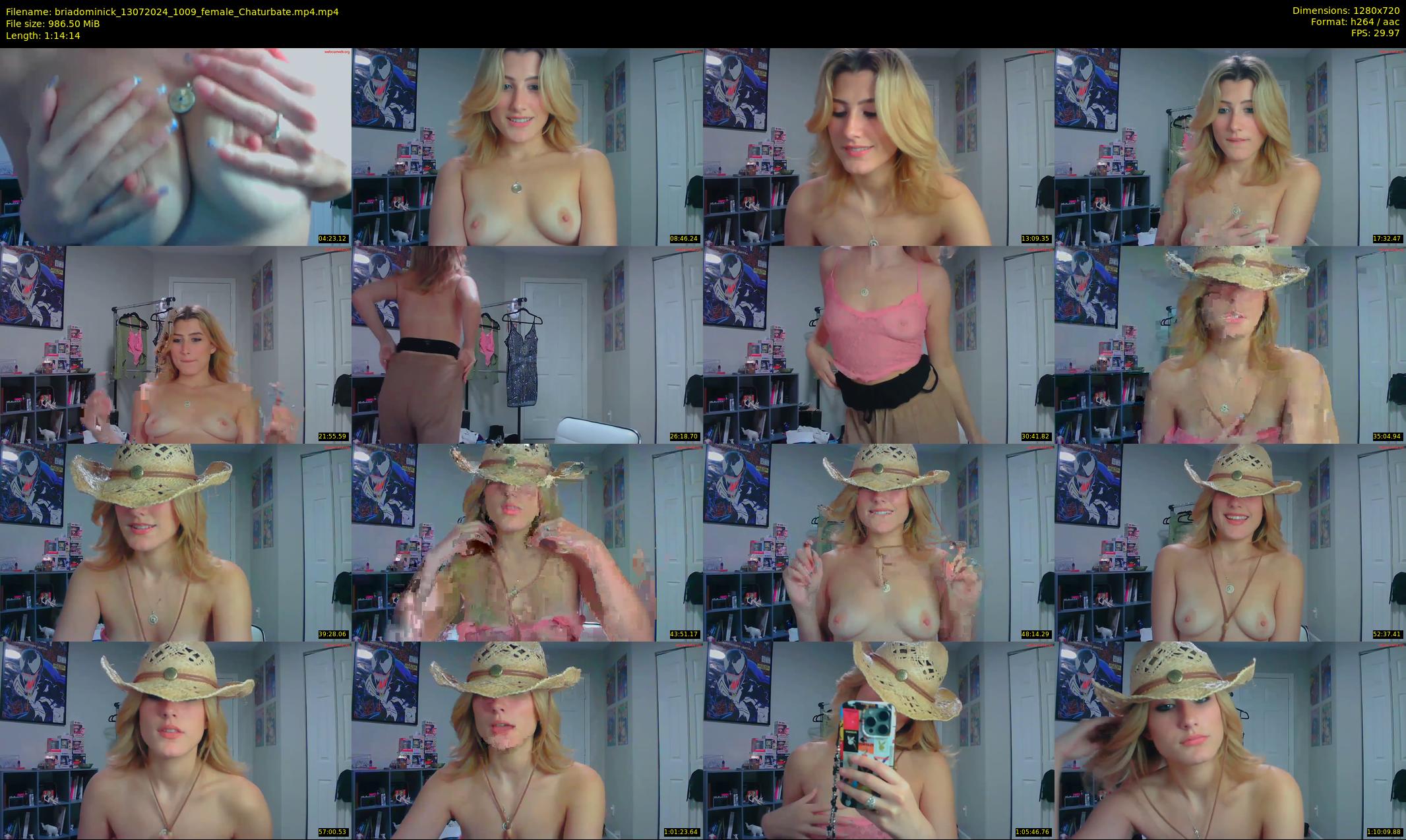 briadominick — 75 minute Chaturbate couple cam show recording, 720p, Jul 13, 2024
