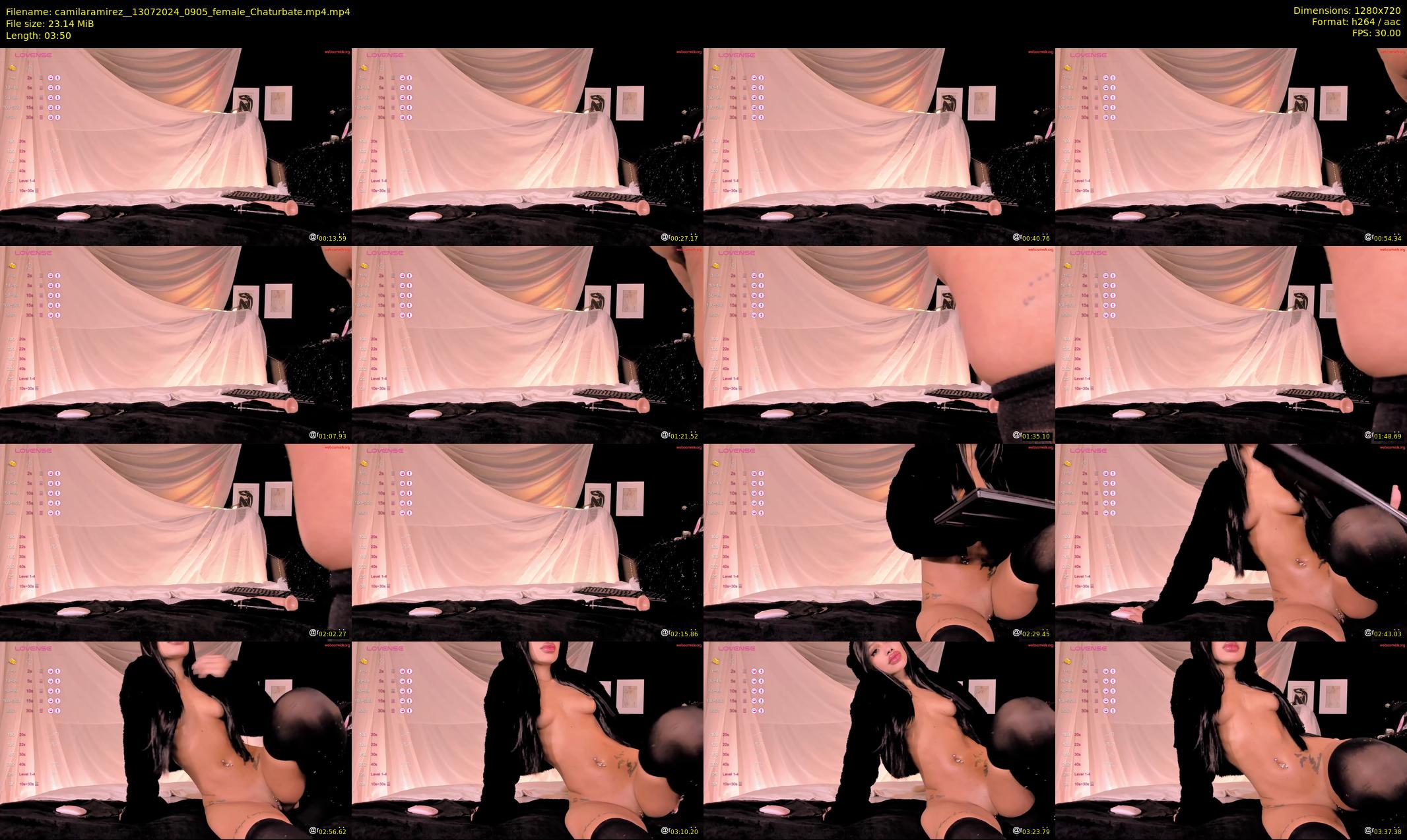 camilaramirez_ — 4 minute Chaturbate female cam show recording, 720p, Jul 13, 2024