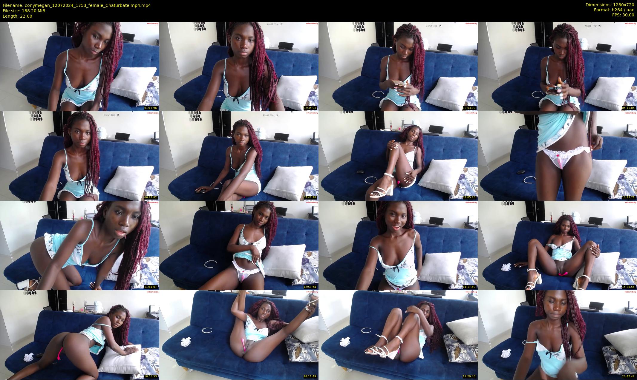conymegan — 22 minute Chaturbate female cam show recording, 720p, Jul 12, 2024