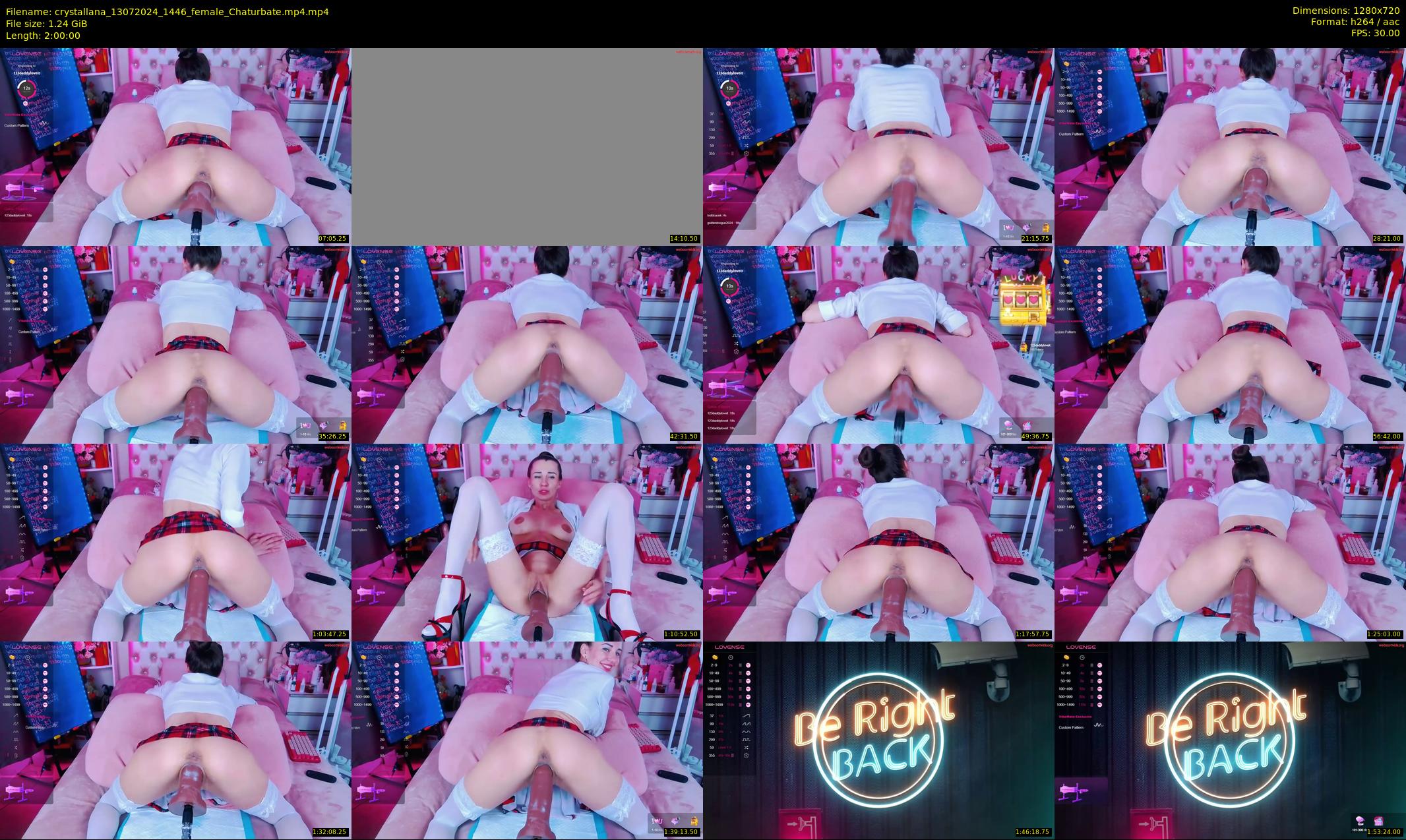 crystallana — 120 minute Chaturbate female cam show recording, 720p, Jul 13, 2024