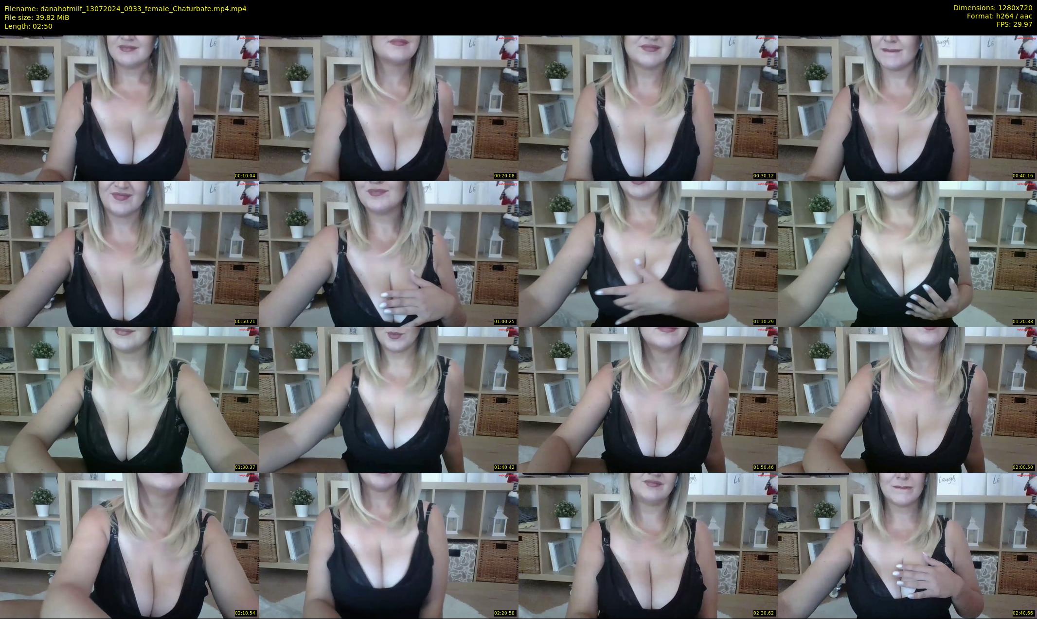 danahotmilf — 3 minute Chaturbate female cam show recording, 720p, Jul 13, 2024