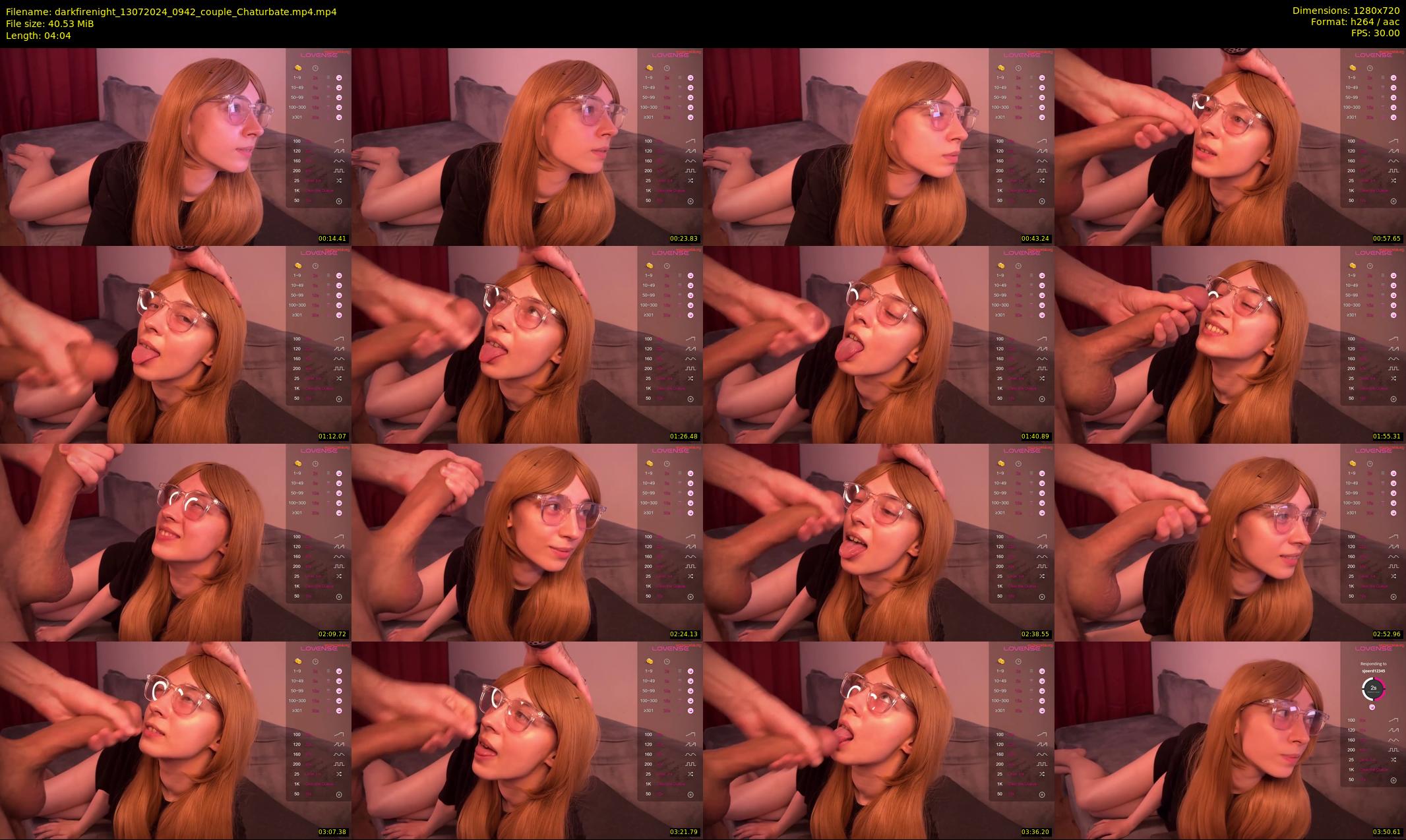 darkfirenight — 5 minute Chaturbate couple cam show recording, 720p, Jul 13, 2024
