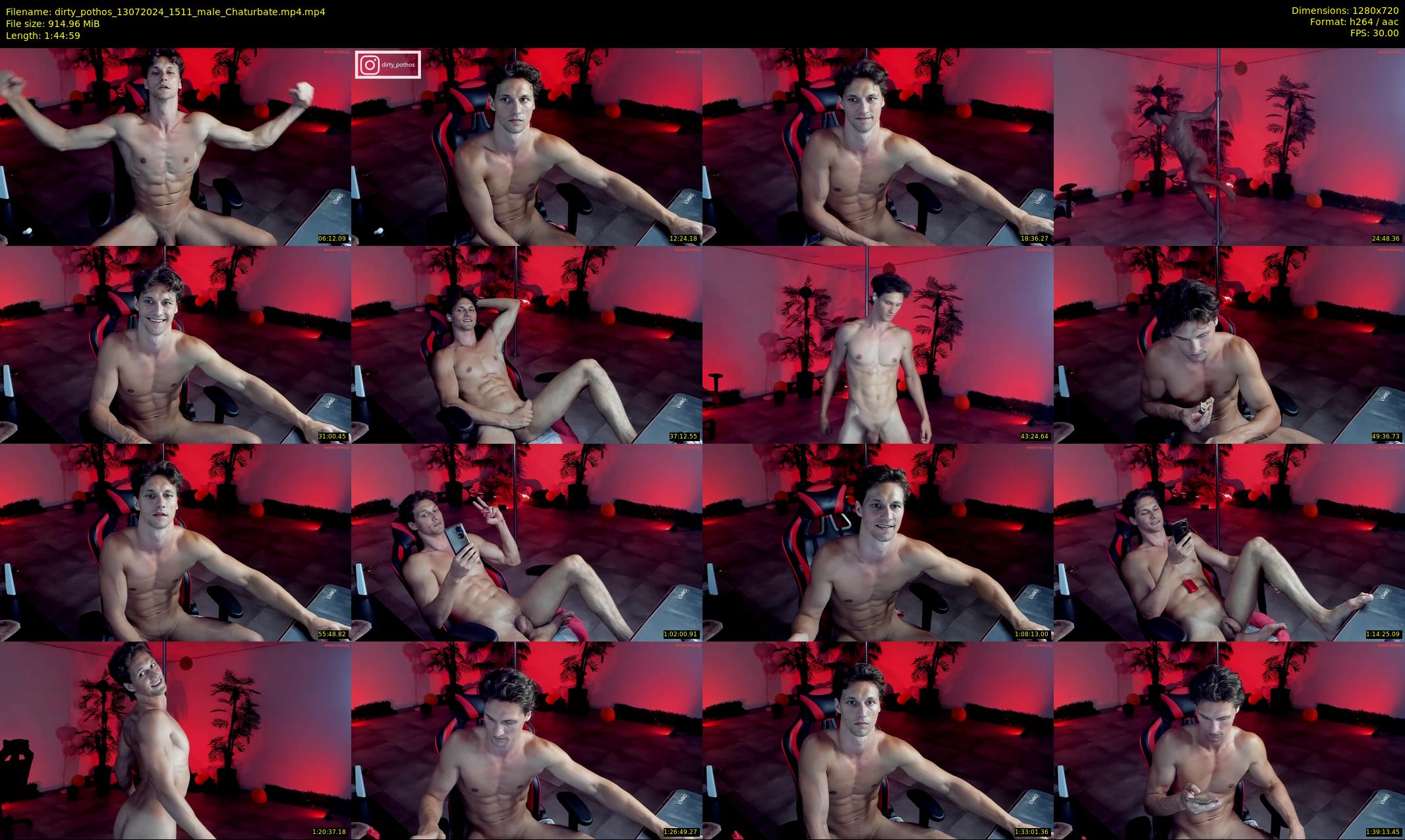 dirty_pothos — 105 minute Chaturbate male cam show recording, 720p, Jul 13, 2024