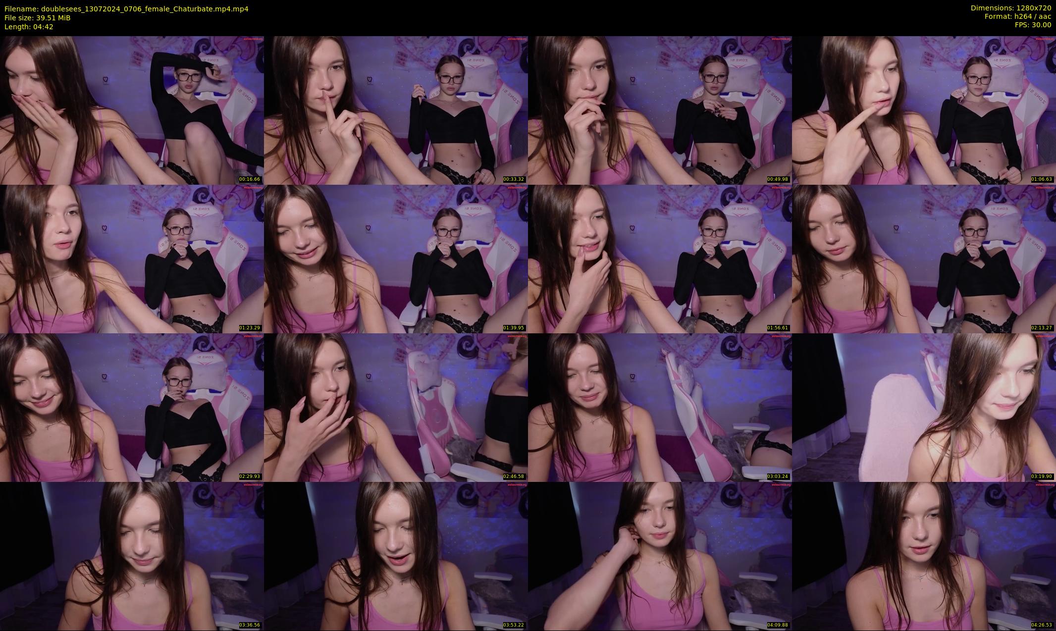 doublesees — 5 minute Chaturbate couple cam show recording, 720p, Jul 13, 2024