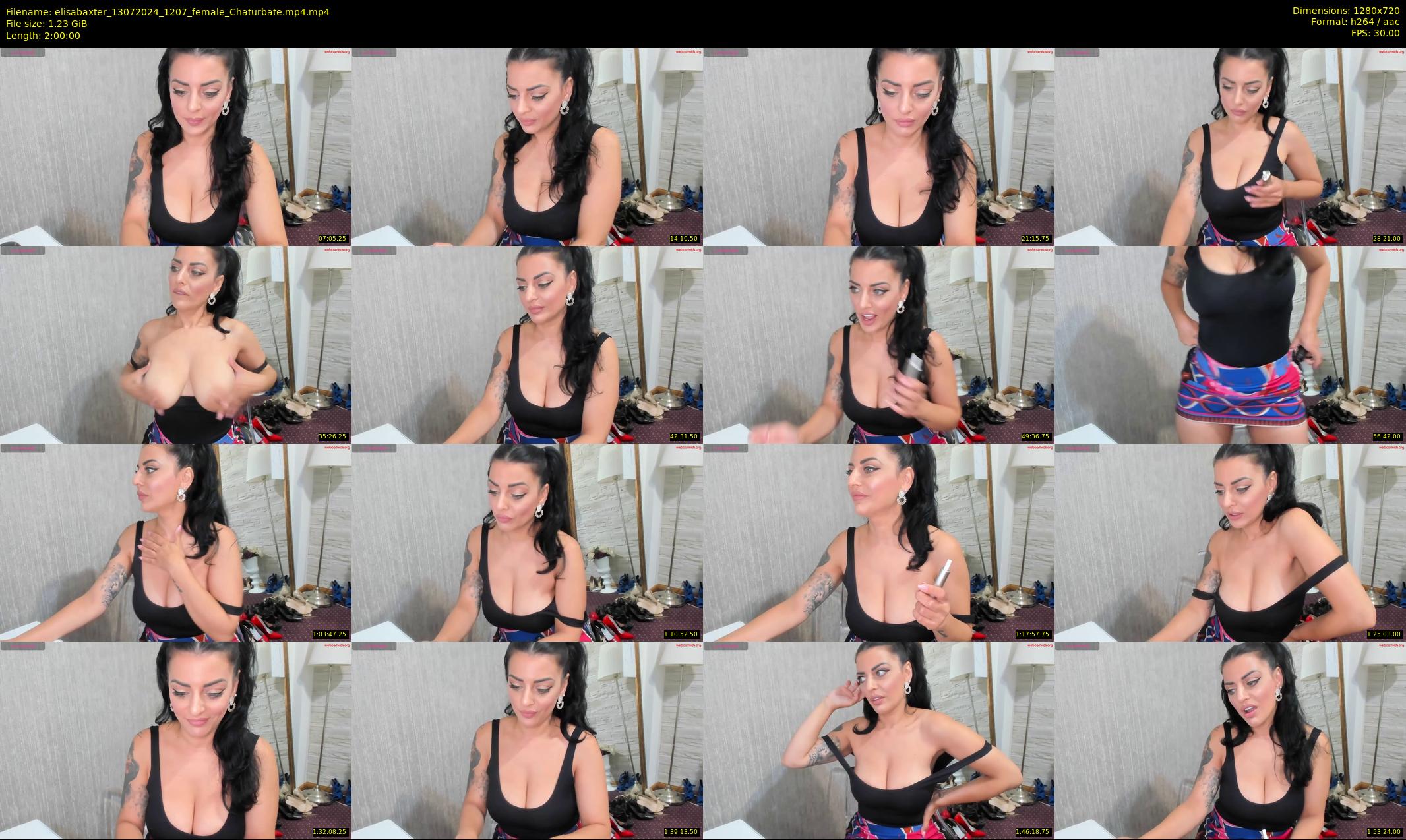 elisabaxter — 120 minute Chaturbate female cam show recording, 720p, Jul 13, 2024