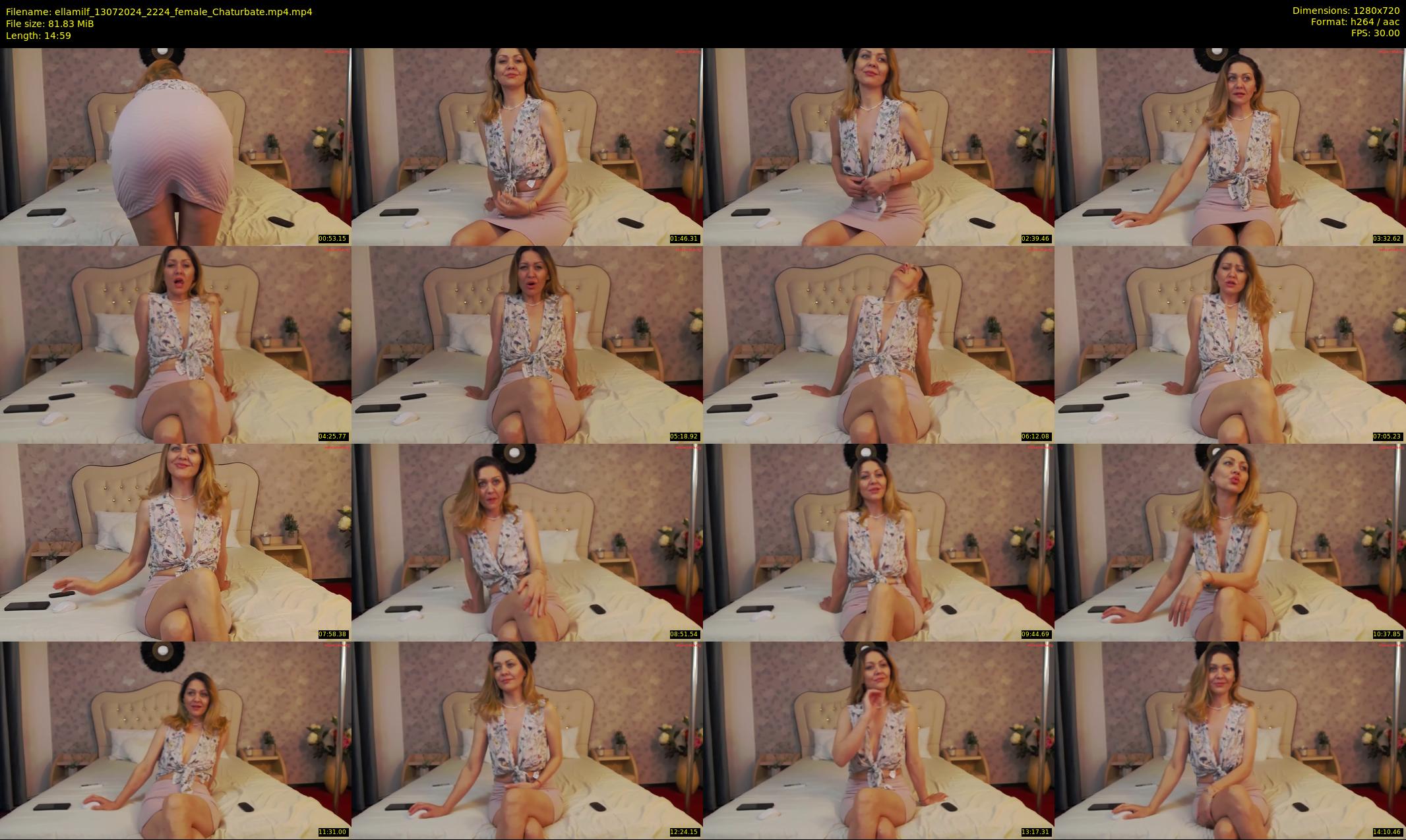 ellamilf — 15 minute Chaturbate female cam show recording, 720p, Jul 13, 2024